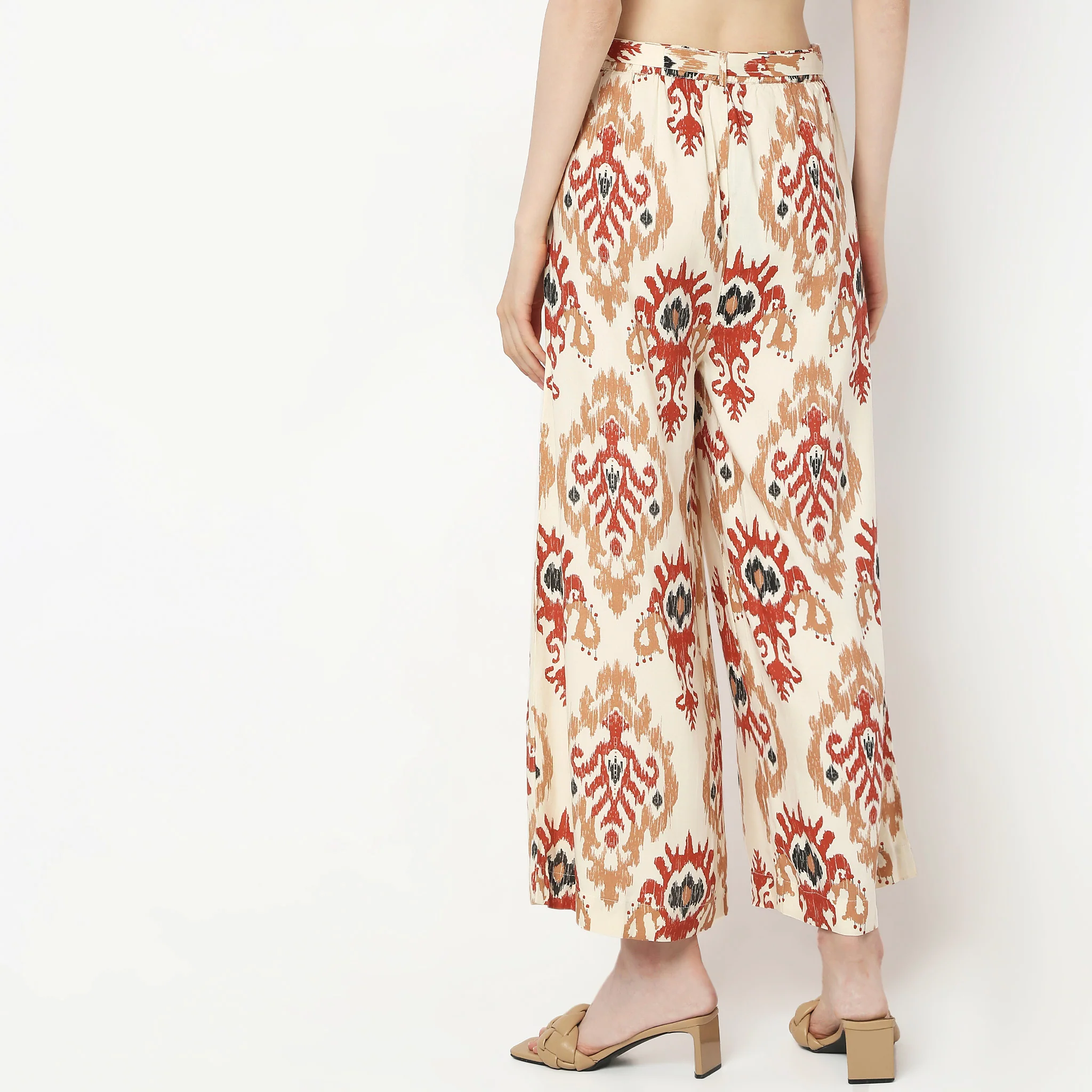 Straight Fit High Rise Culottes - Image 3