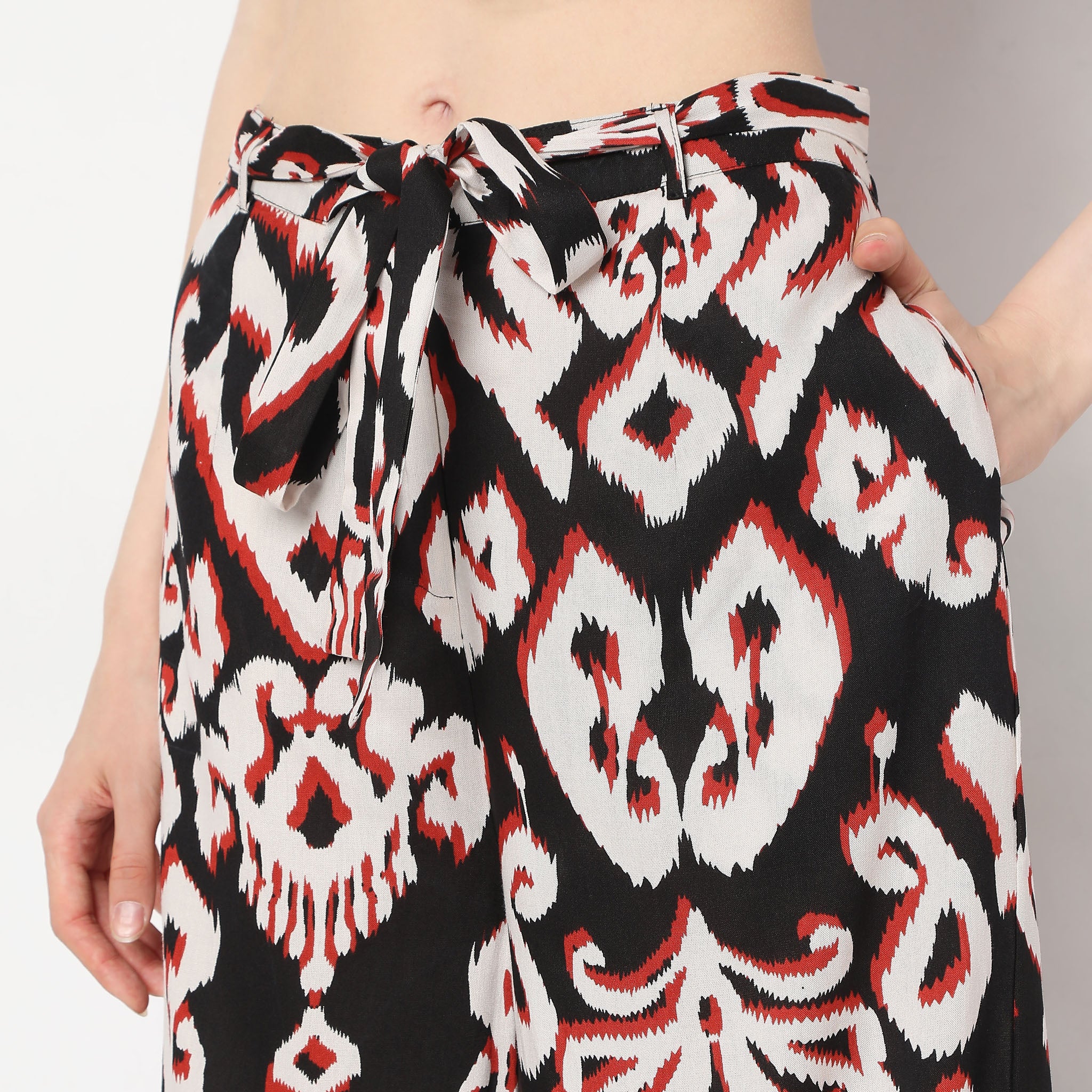 Straight Fit High Rise Culottes - Image 4