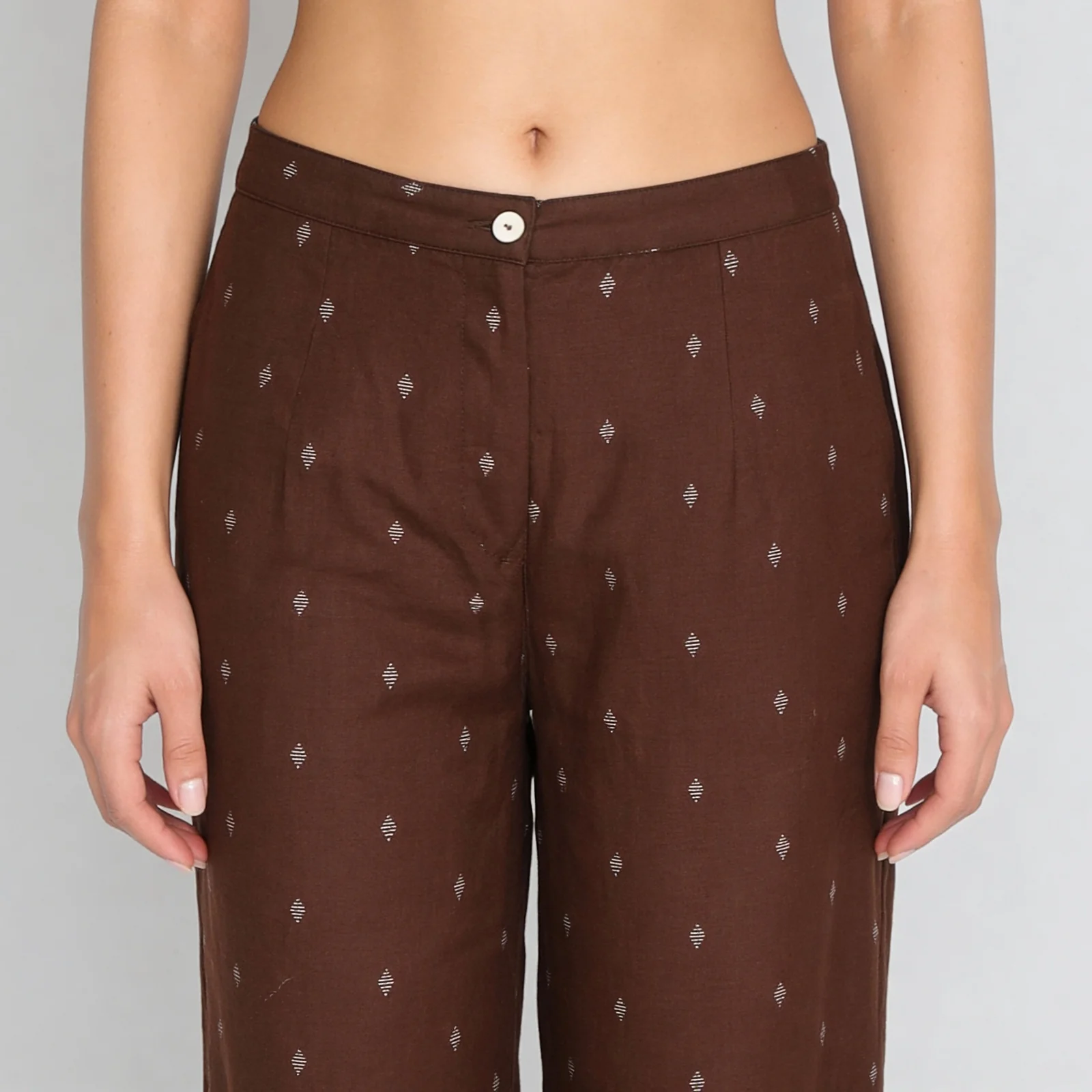 Straight Fit High Rise Pants - Image 4