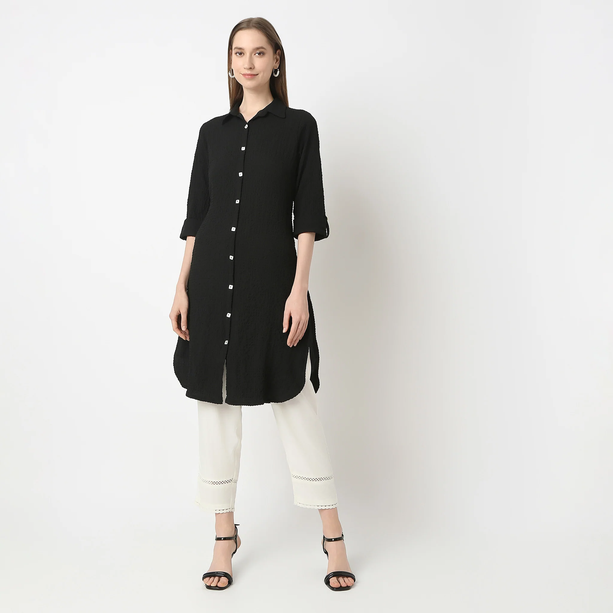Straight Fit Printed Kurta - Image 7