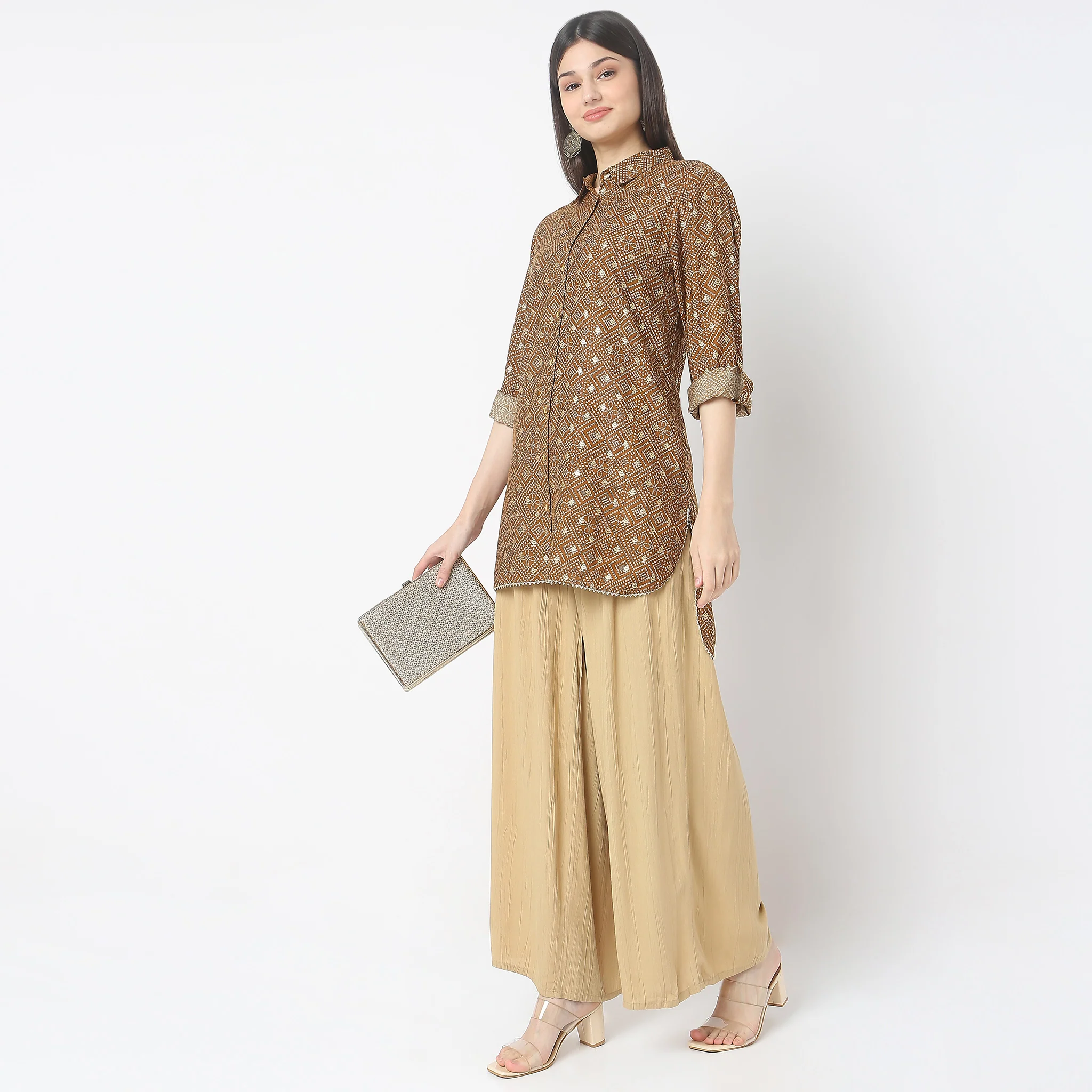 Straight Fit Printed Kurta - Image 6