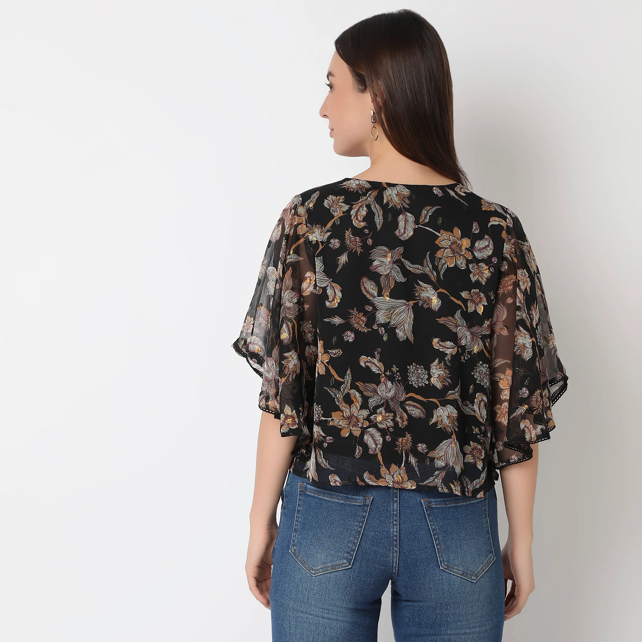 Straight Fit Printed Top - Image 3