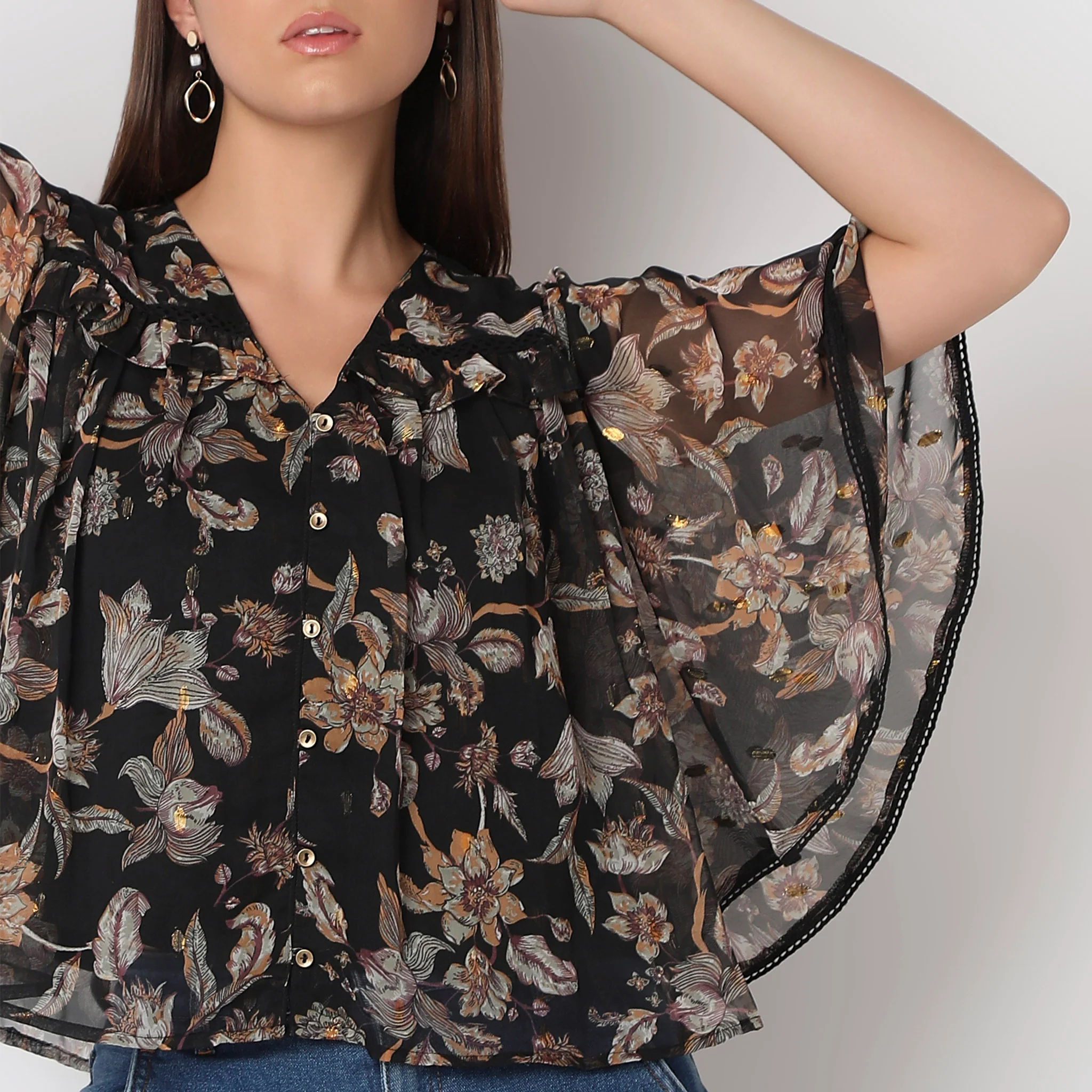 Straight Fit Printed Top - Image 4