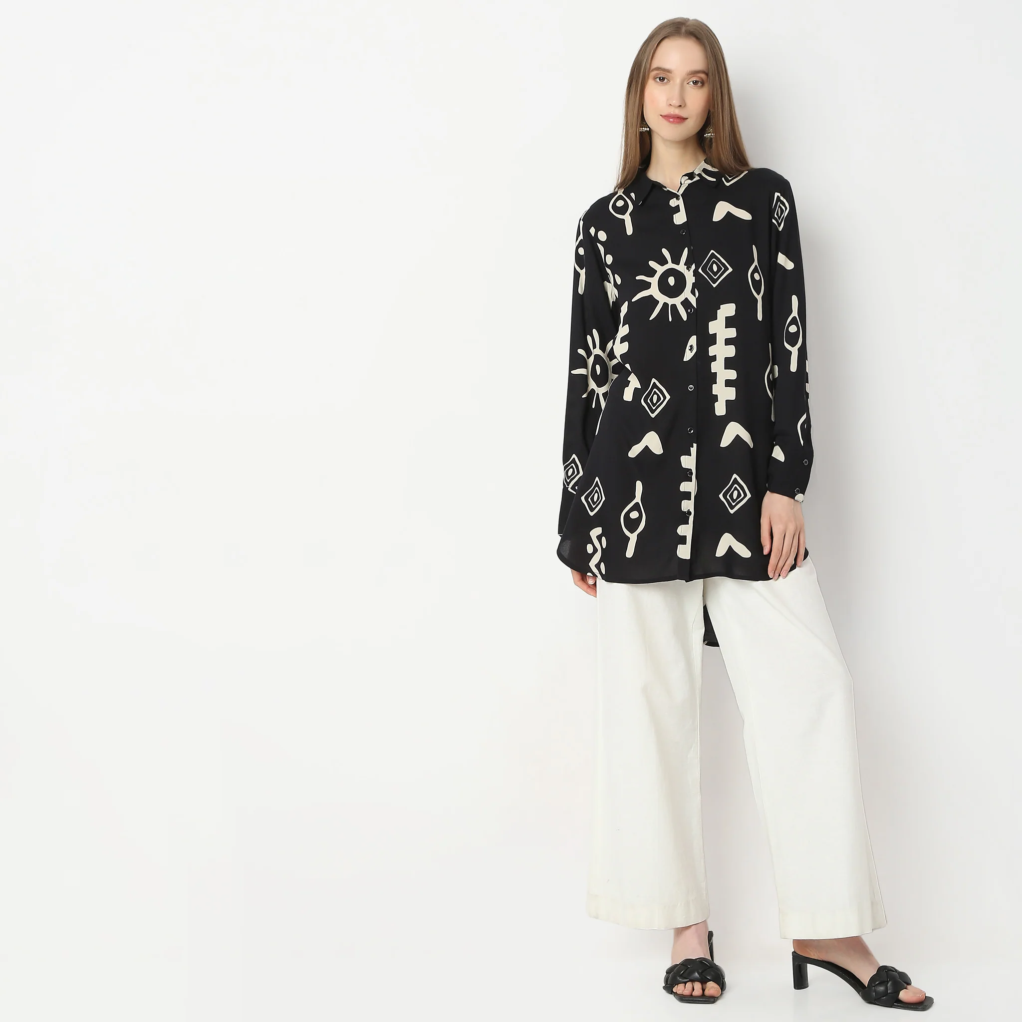 Straight Fit Printed Tunic - Image 2