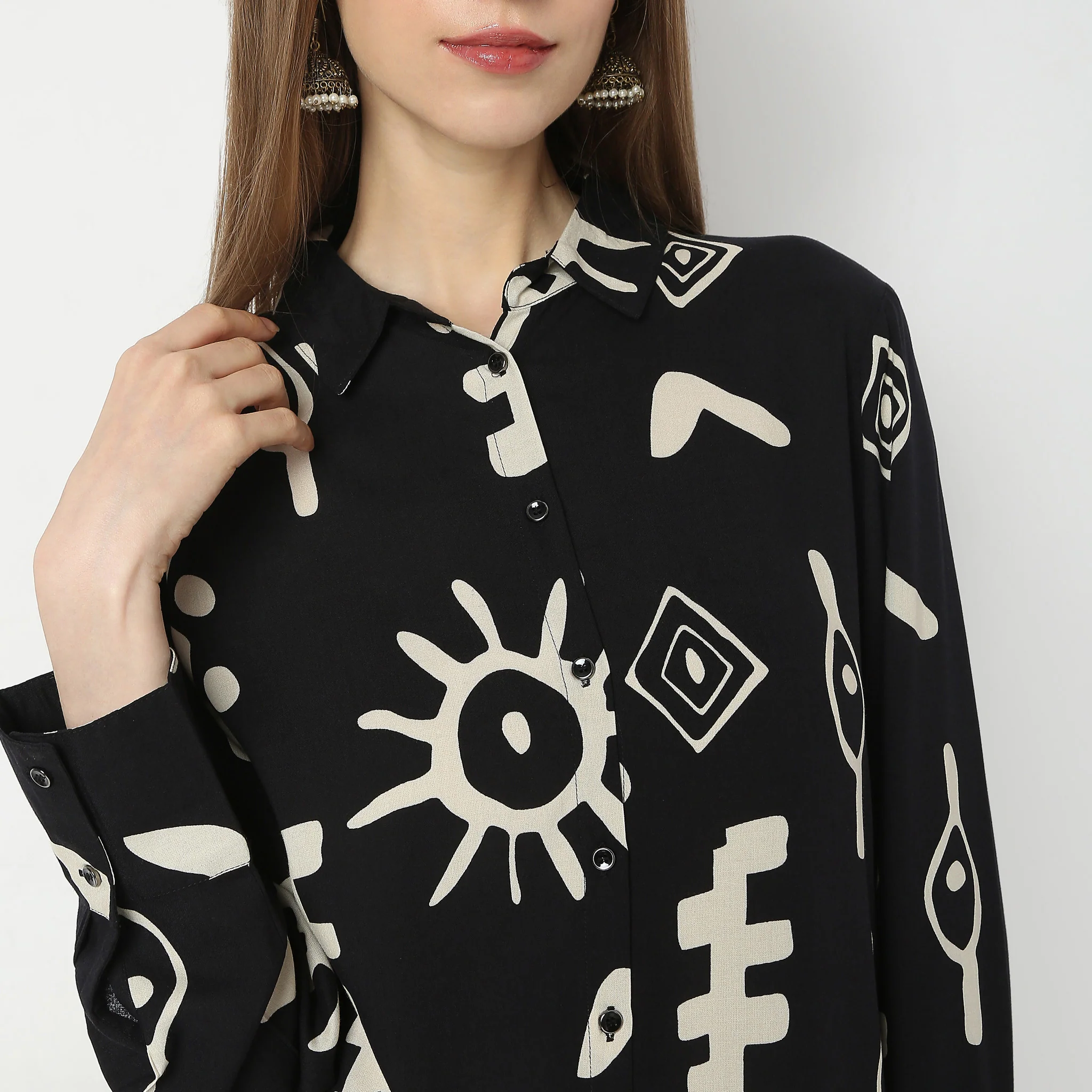 Straight Fit Printed Tunic - Image 4