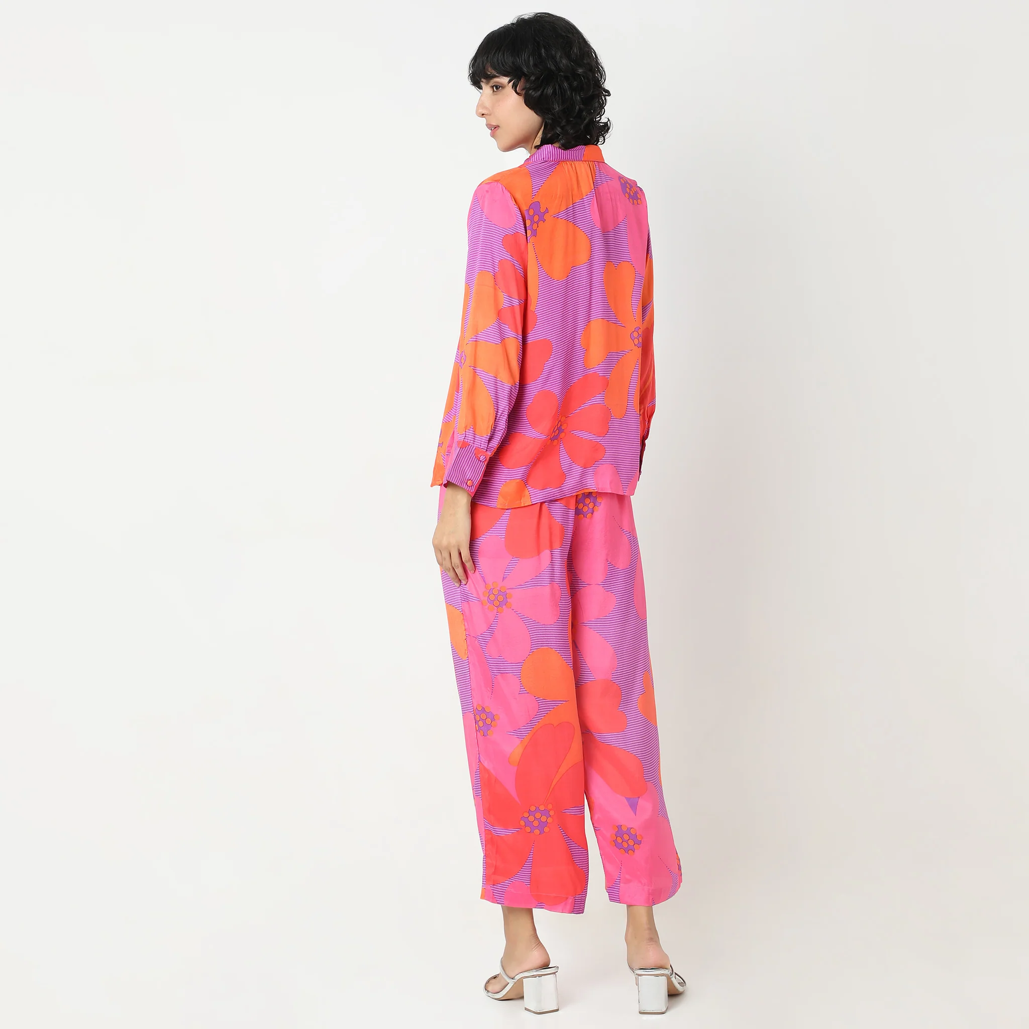 Straight Fit Printed Tunic Shirt With Pant Co-Ords - Image 3