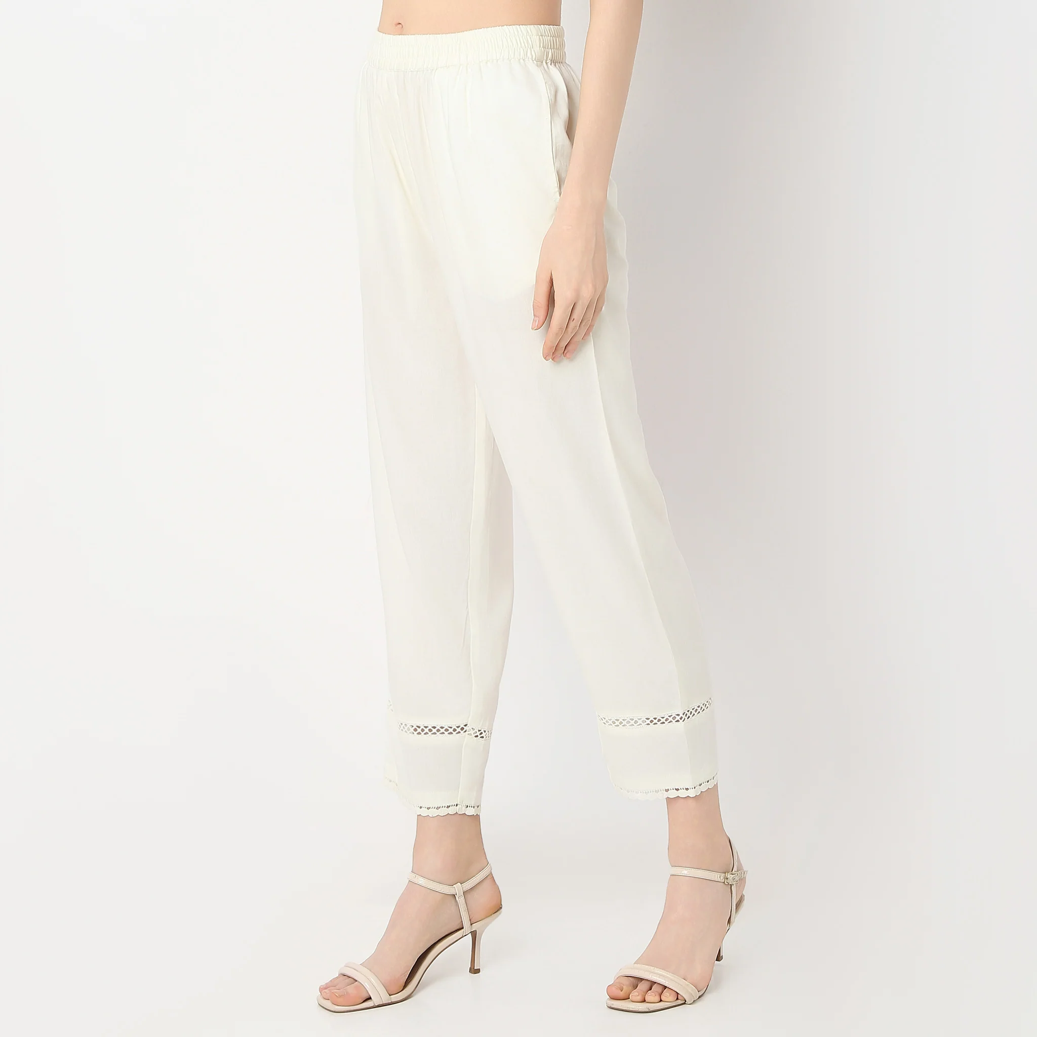 Straight Fit Ankle Length Pants - Image 5