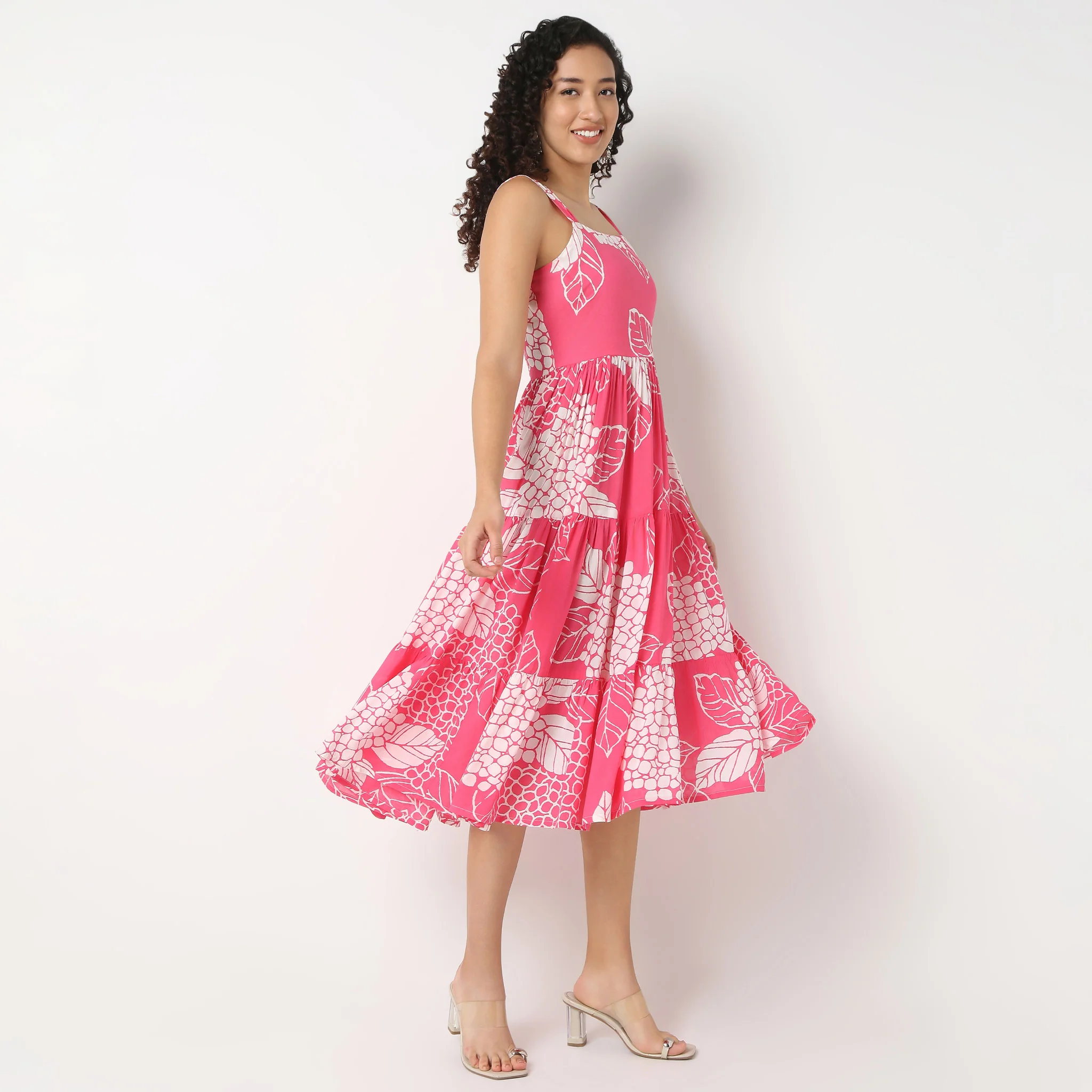 Strappy Tiered Dress - Image 5
