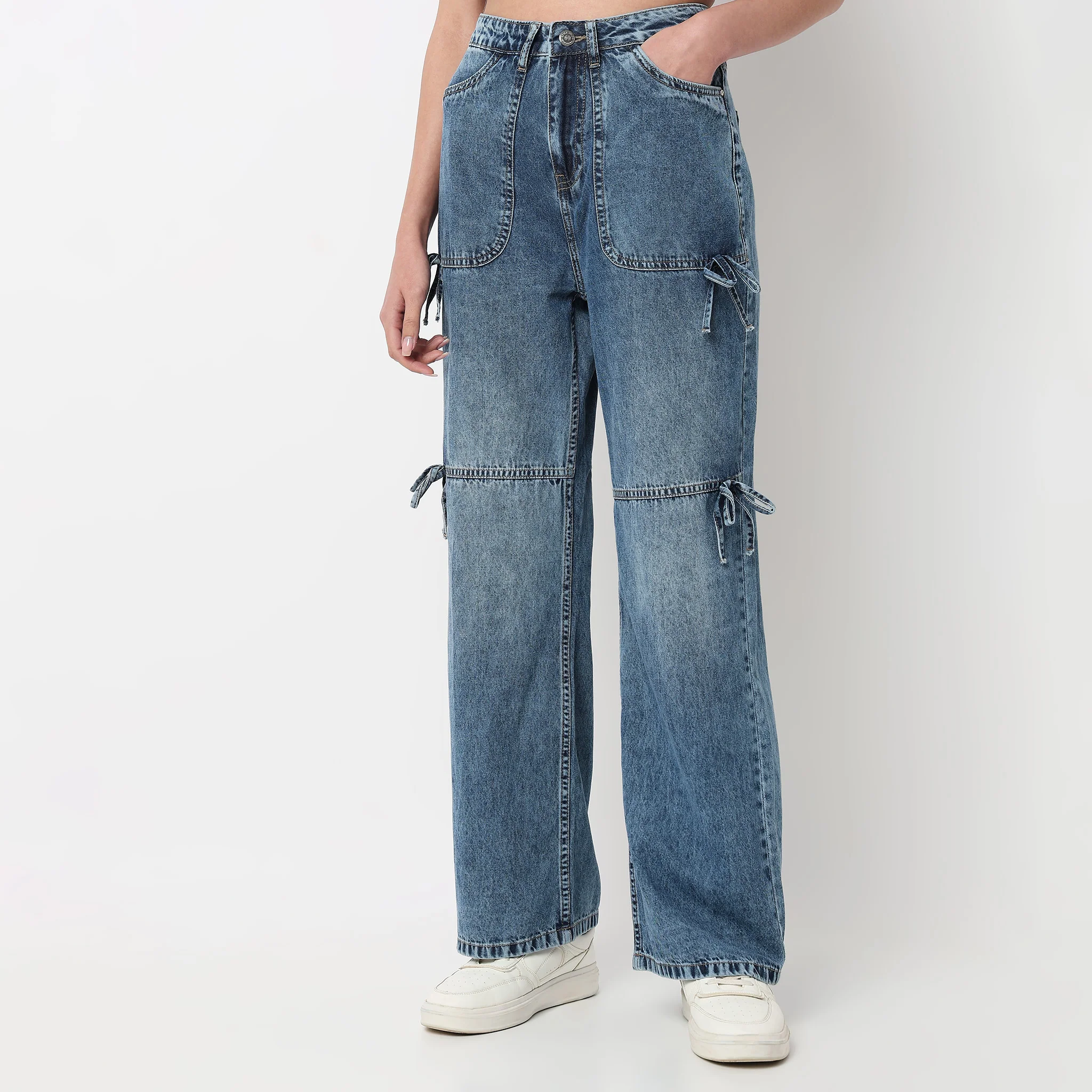Street Look Straight Jeans - Image 2
