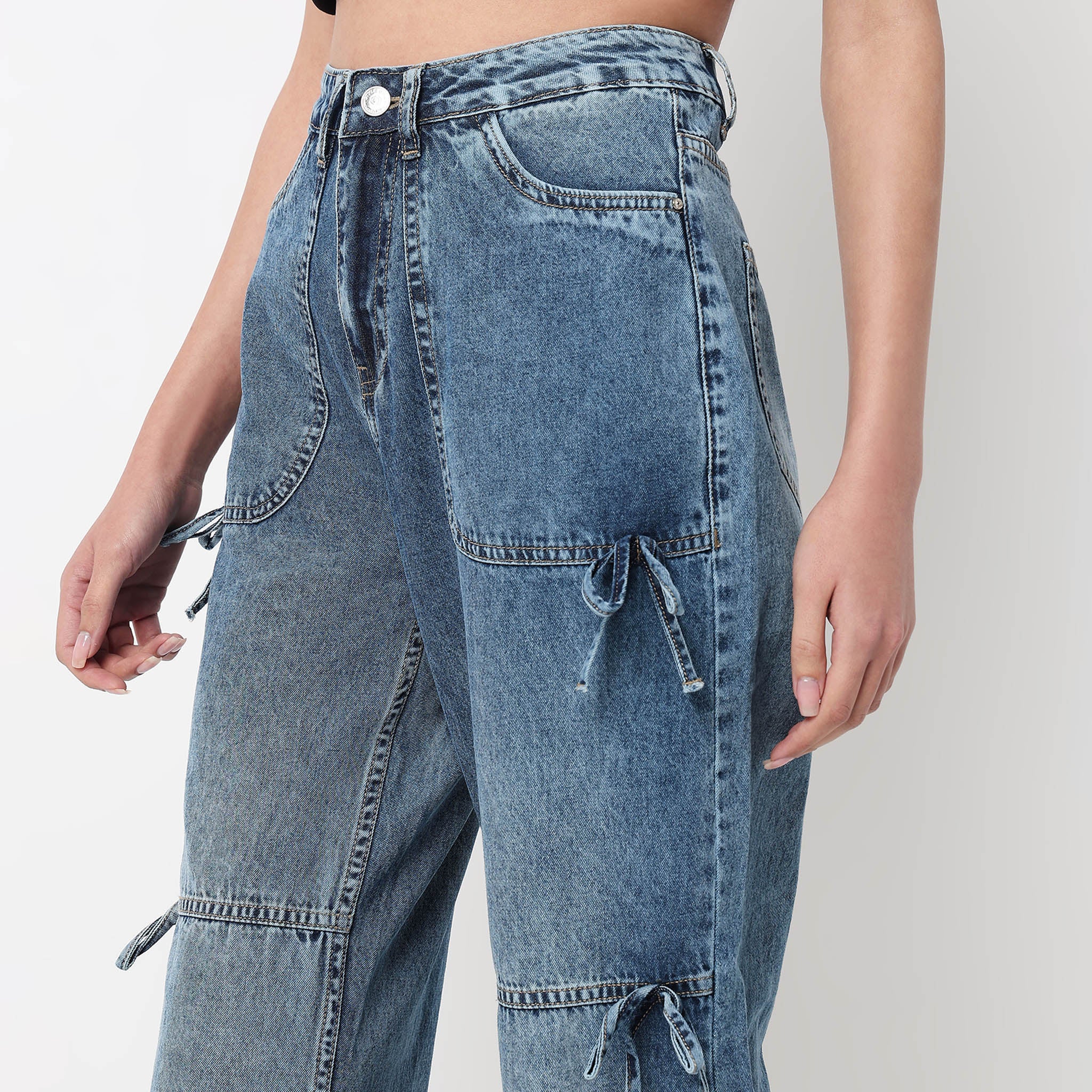 Street Look Straight Jeans - Image 4
