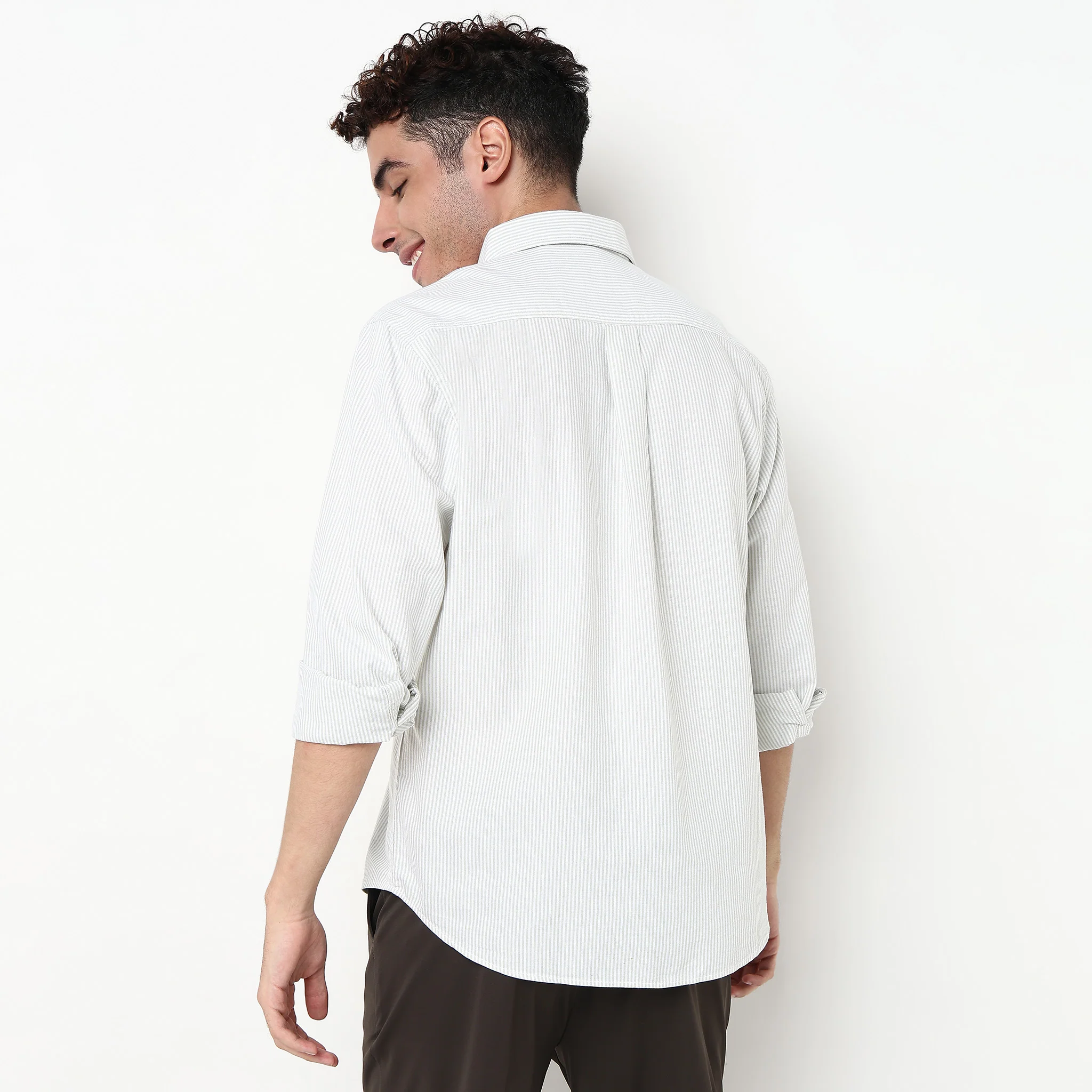 Cotton Striped All Day Shirt - Image 13