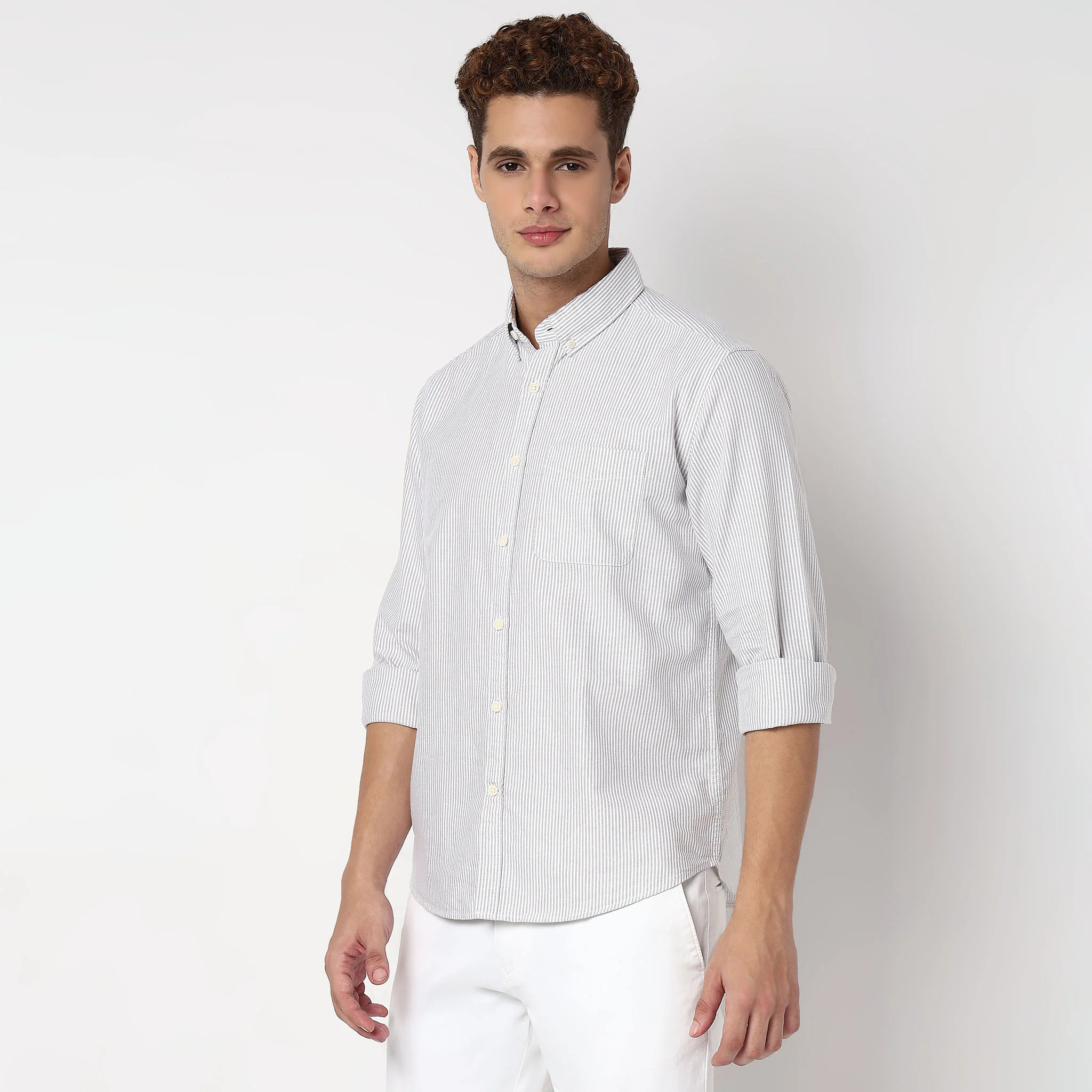 Cotton Striped All Day Shirt - Image 5