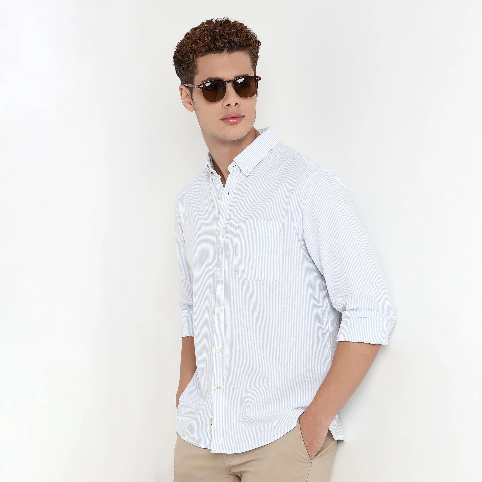 Cotton Striped All Day Shirt - Image 6