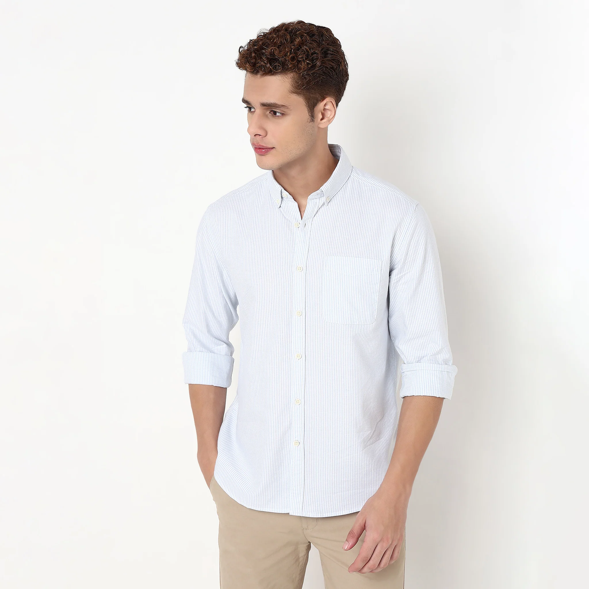 Cotton Striped All Day Shirt - Image 7