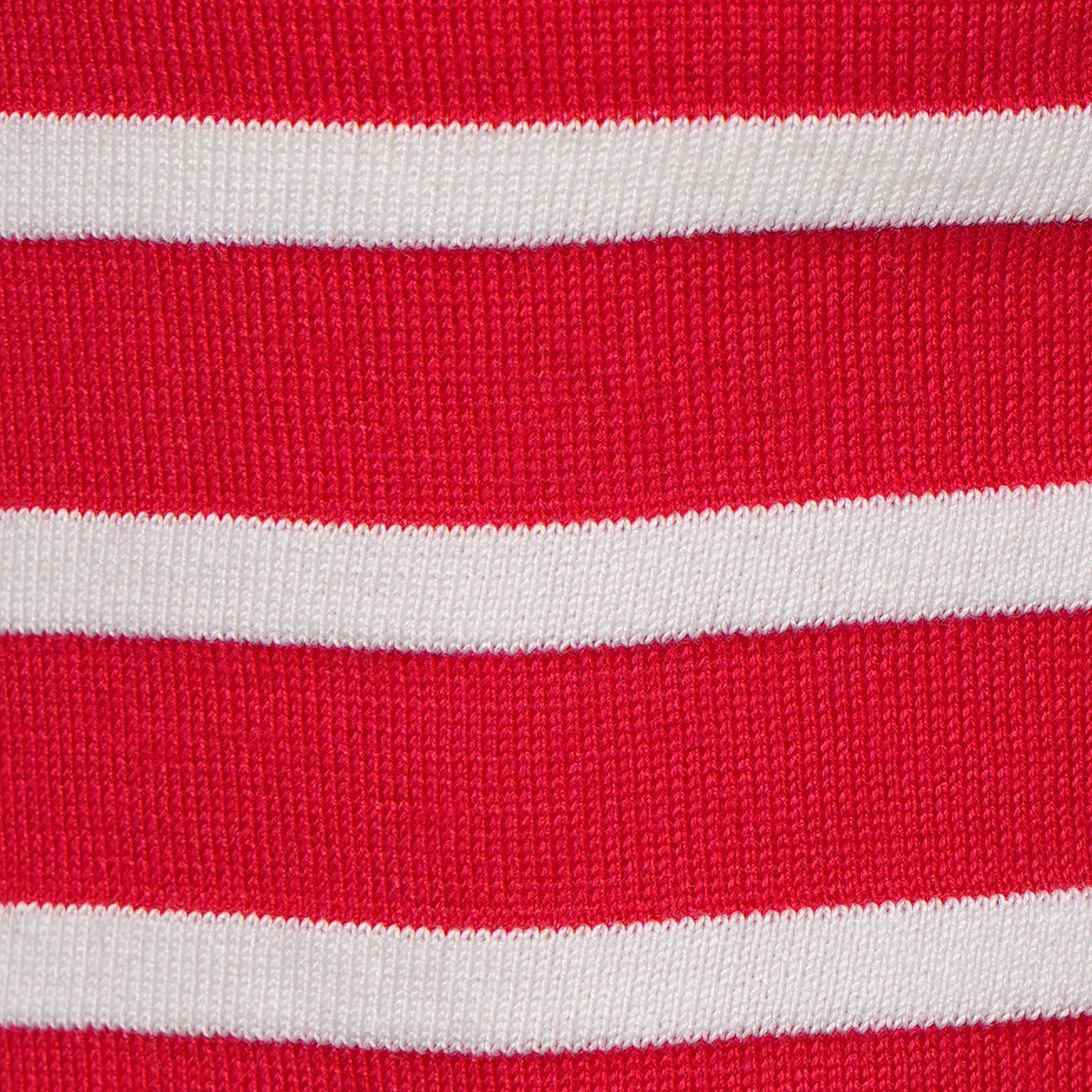 Striped Boat Neck Cropped T-Shirt - Image 4