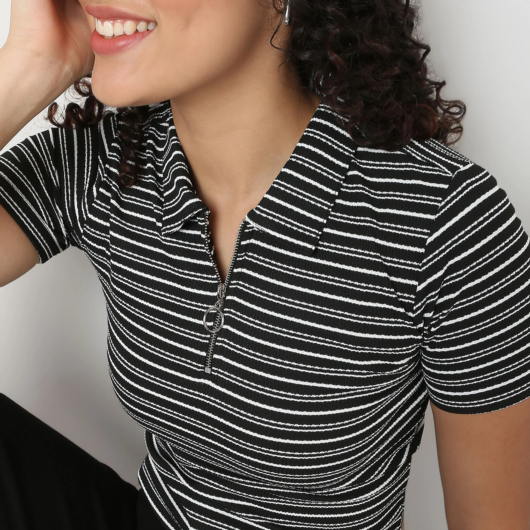 Striped Cotton T-Shirt - Image 4