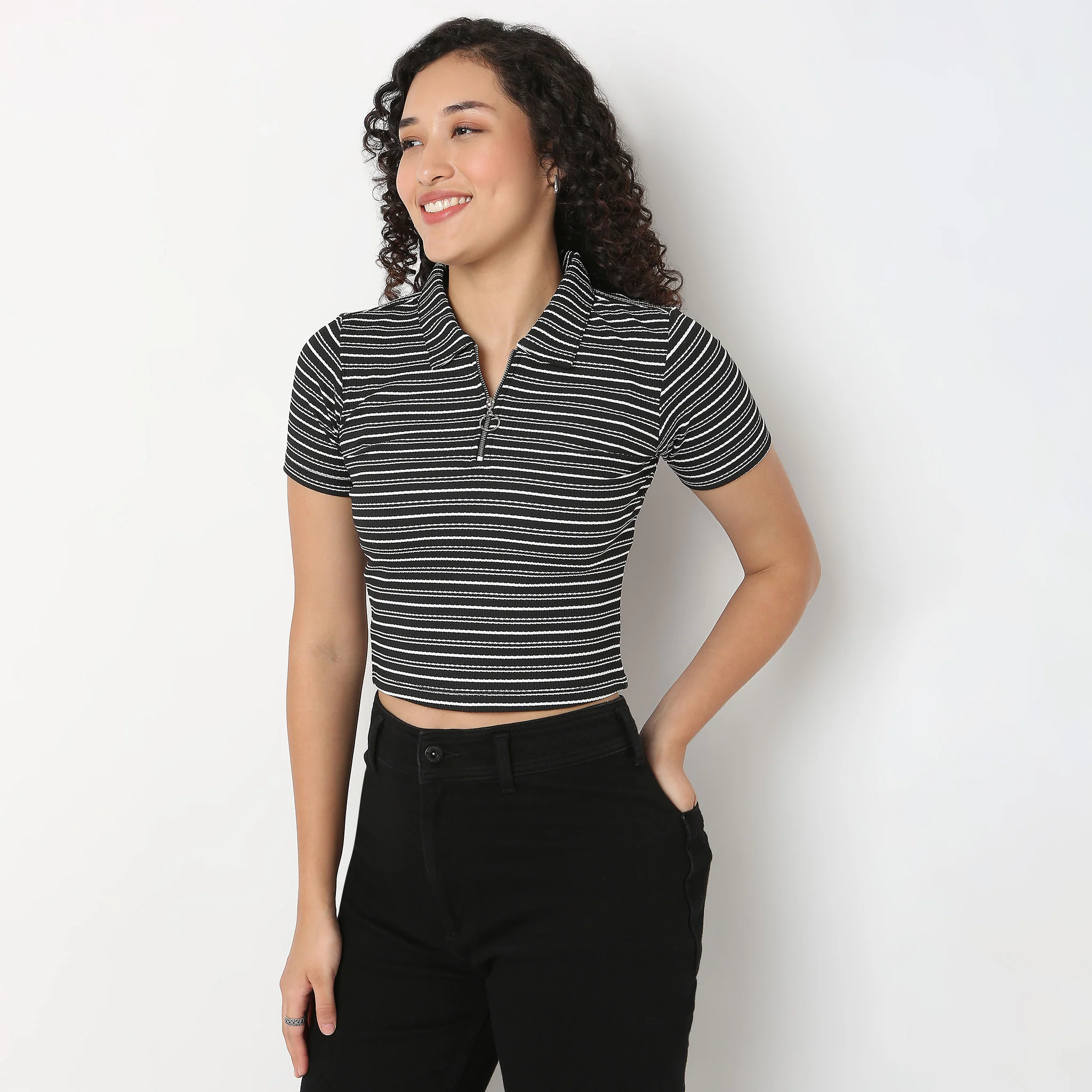 Striped Cotton T-Shirt - Image 5
