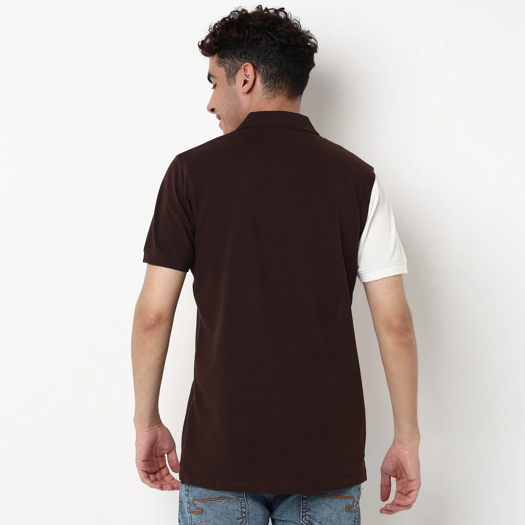 Striped University Polo T-Shirt - Image 3