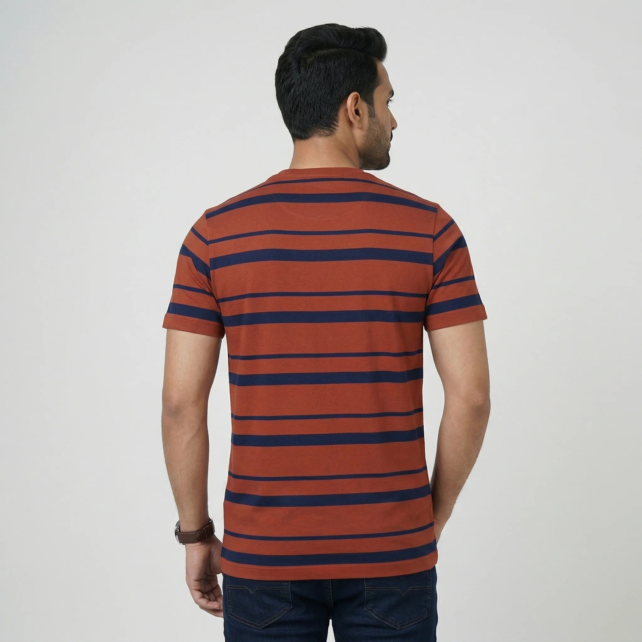 Striped Crew Neck Graphitee - Image 3