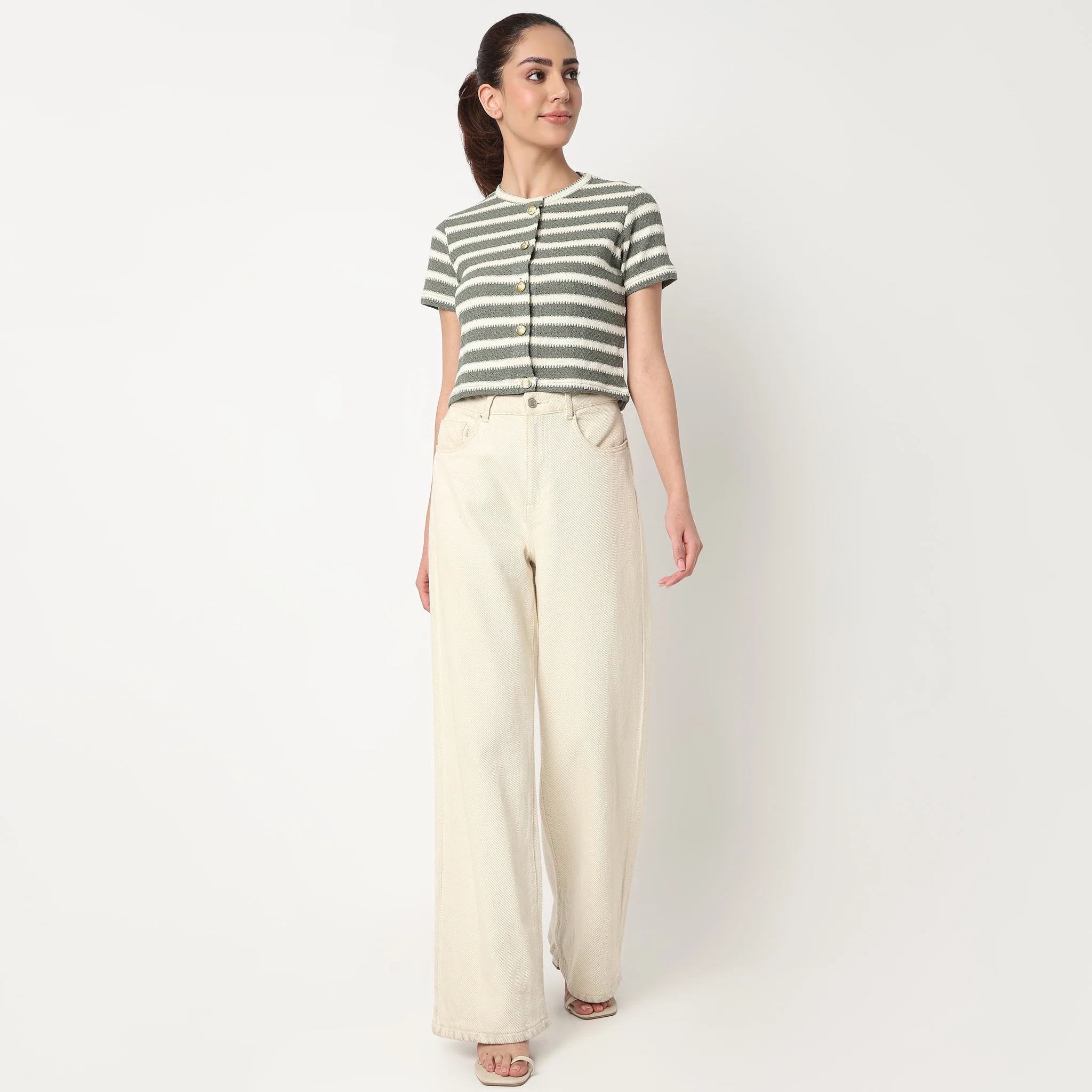 Striped Fashion T-Shirt - Image 2