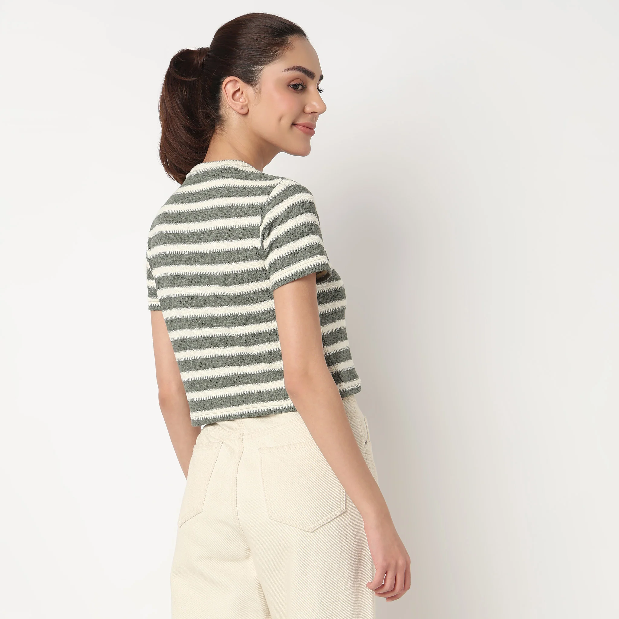 Striped Fashion T-Shirt - Image 3