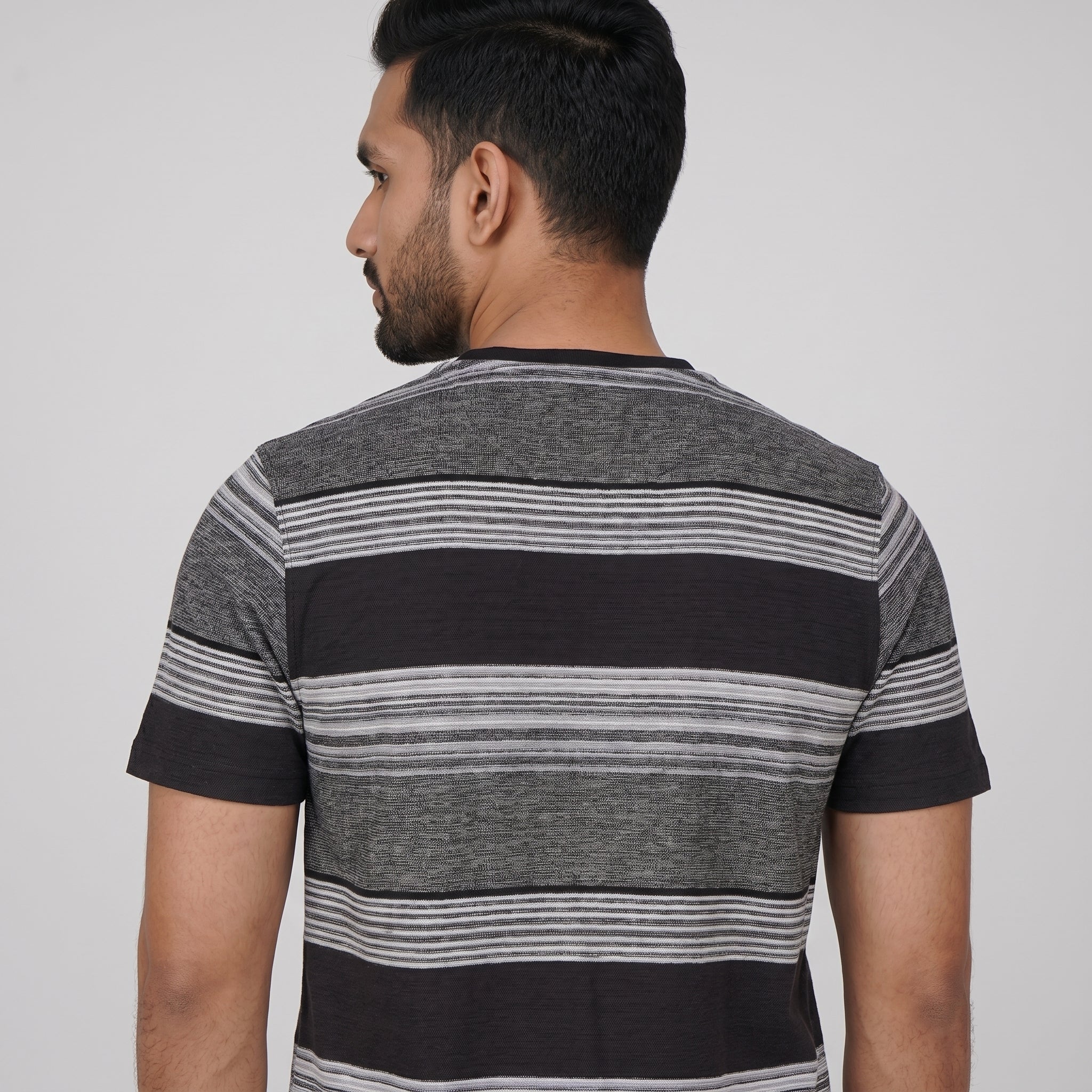 Striped Knit T-Shirt - Image 3