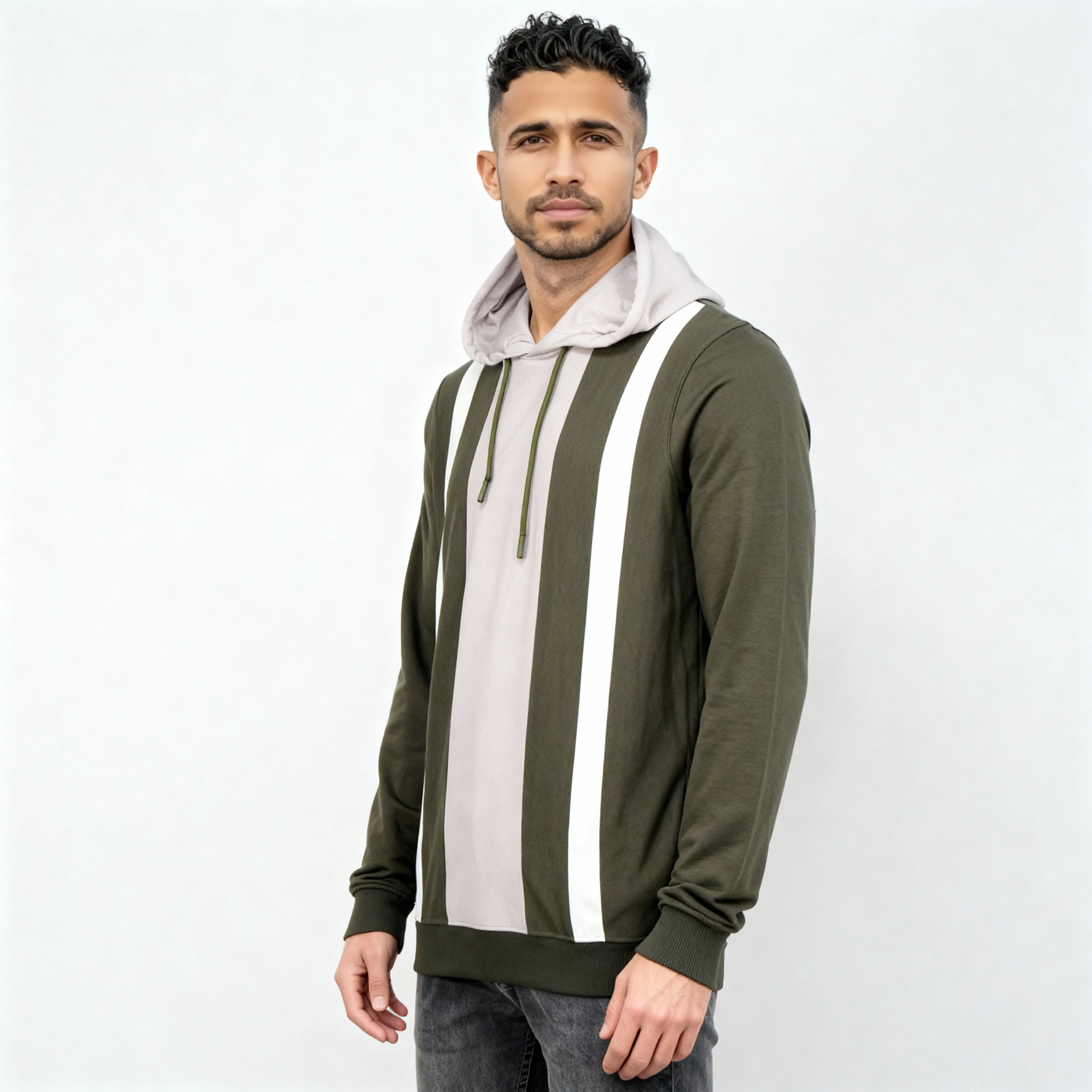 Striped University Sweat Tee - Image 5