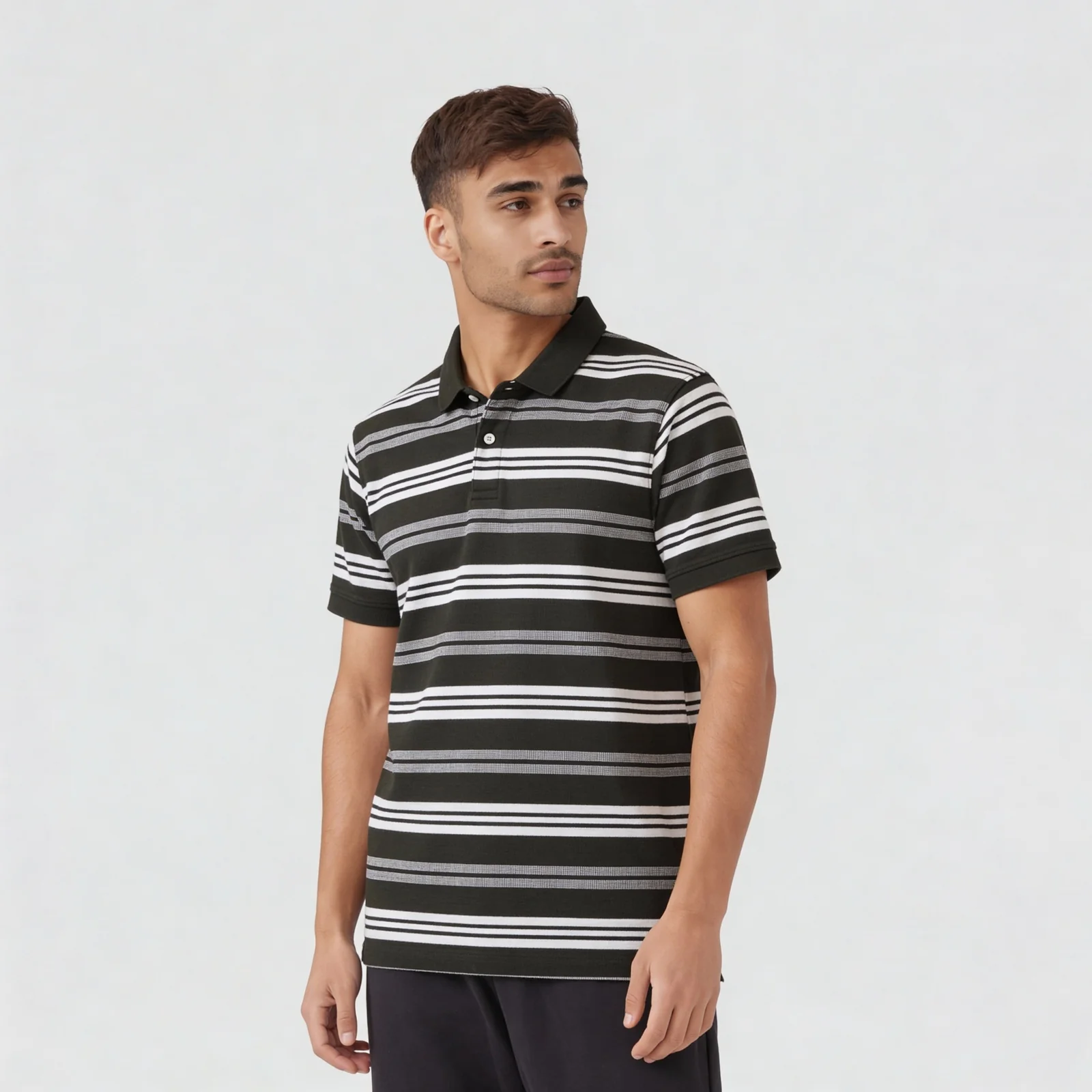 Striped Weekend Polo T-Shirt - Image 5