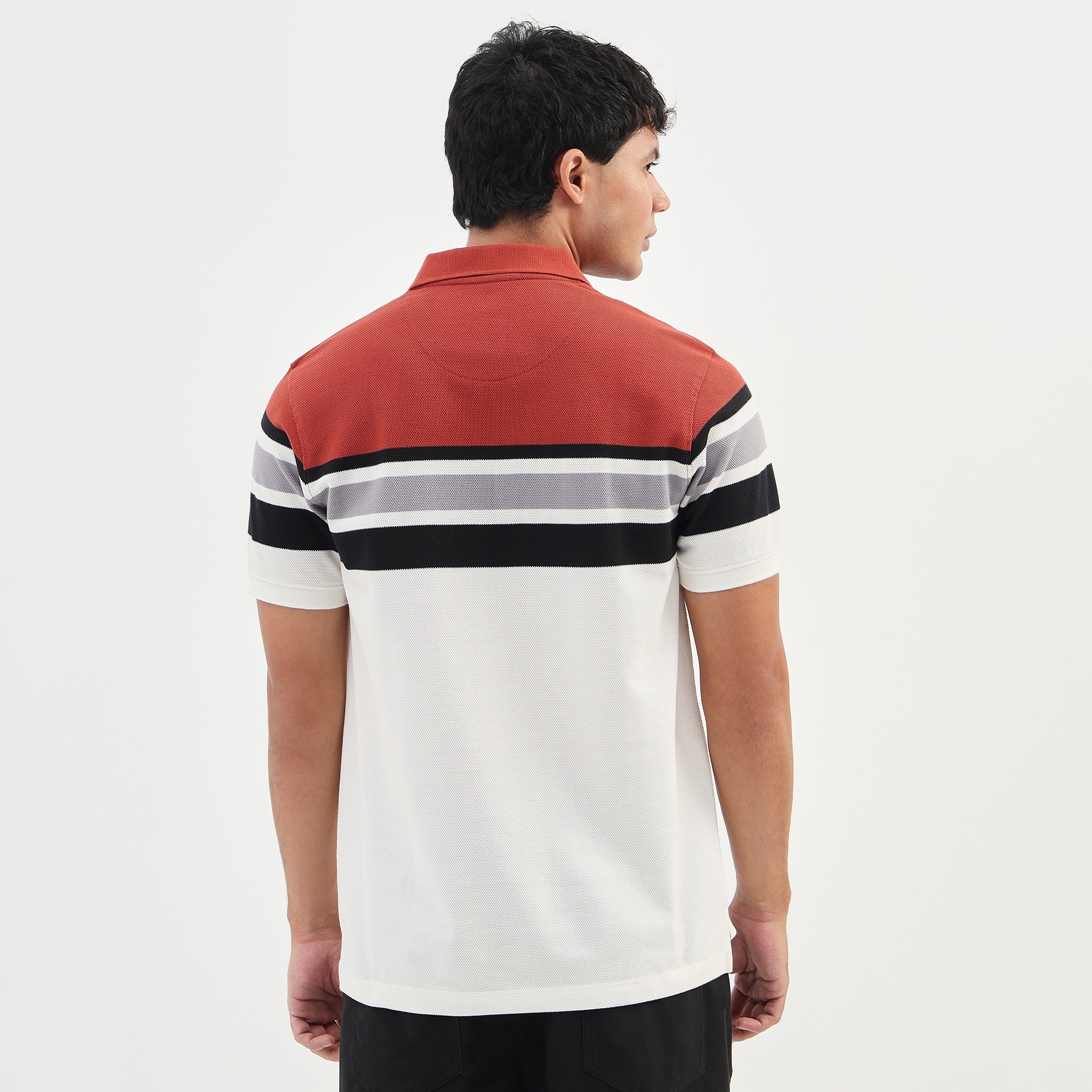 Striped Weekend Polo T-Shirt - Image 3
