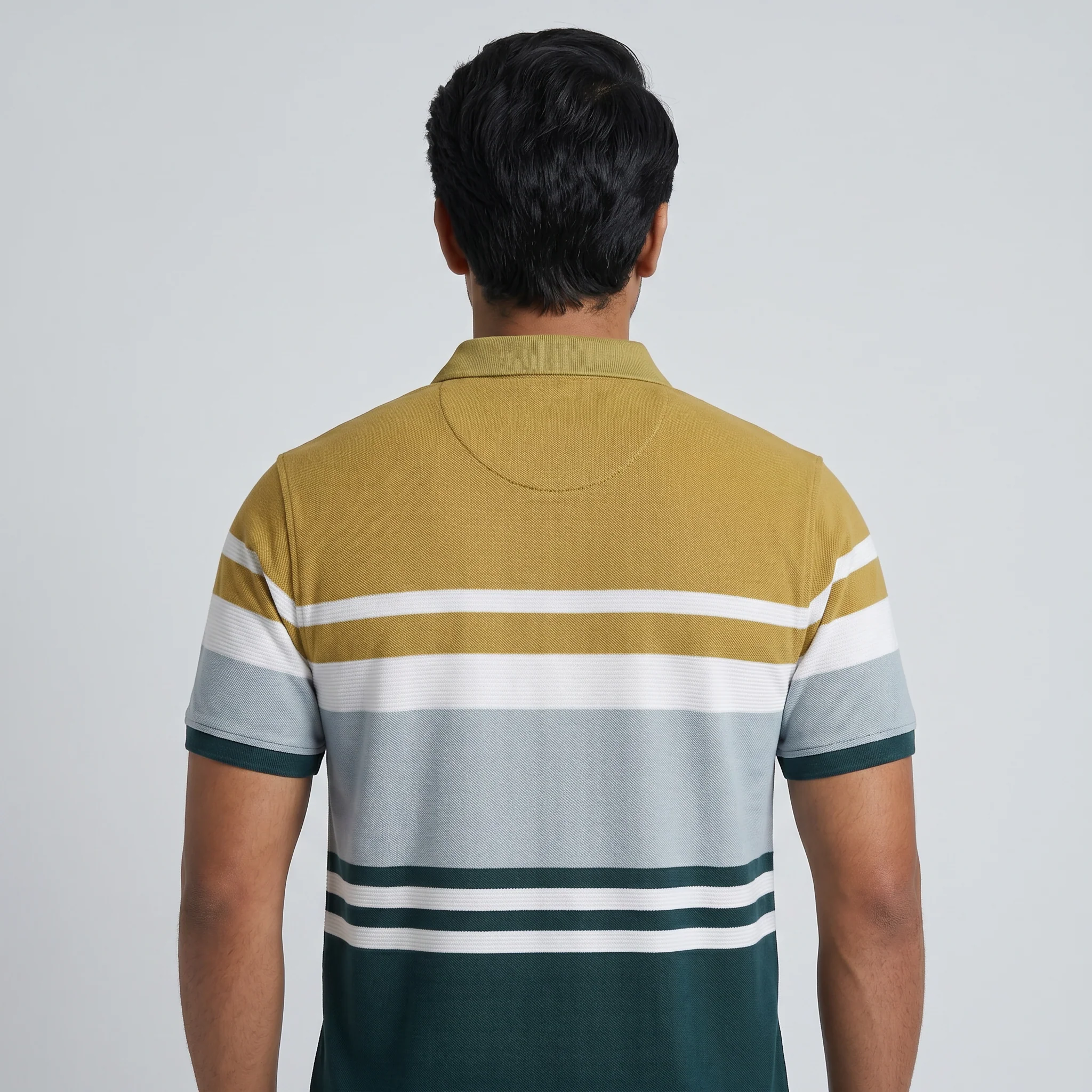 Striped Weekend Polo T-Shirt - Image 3