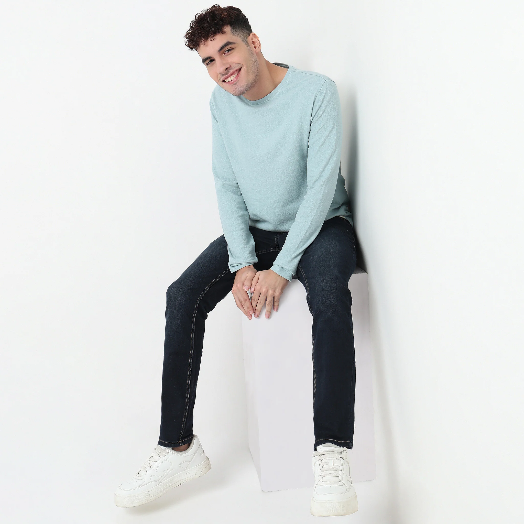 Structured Cotton Cruiser Tee