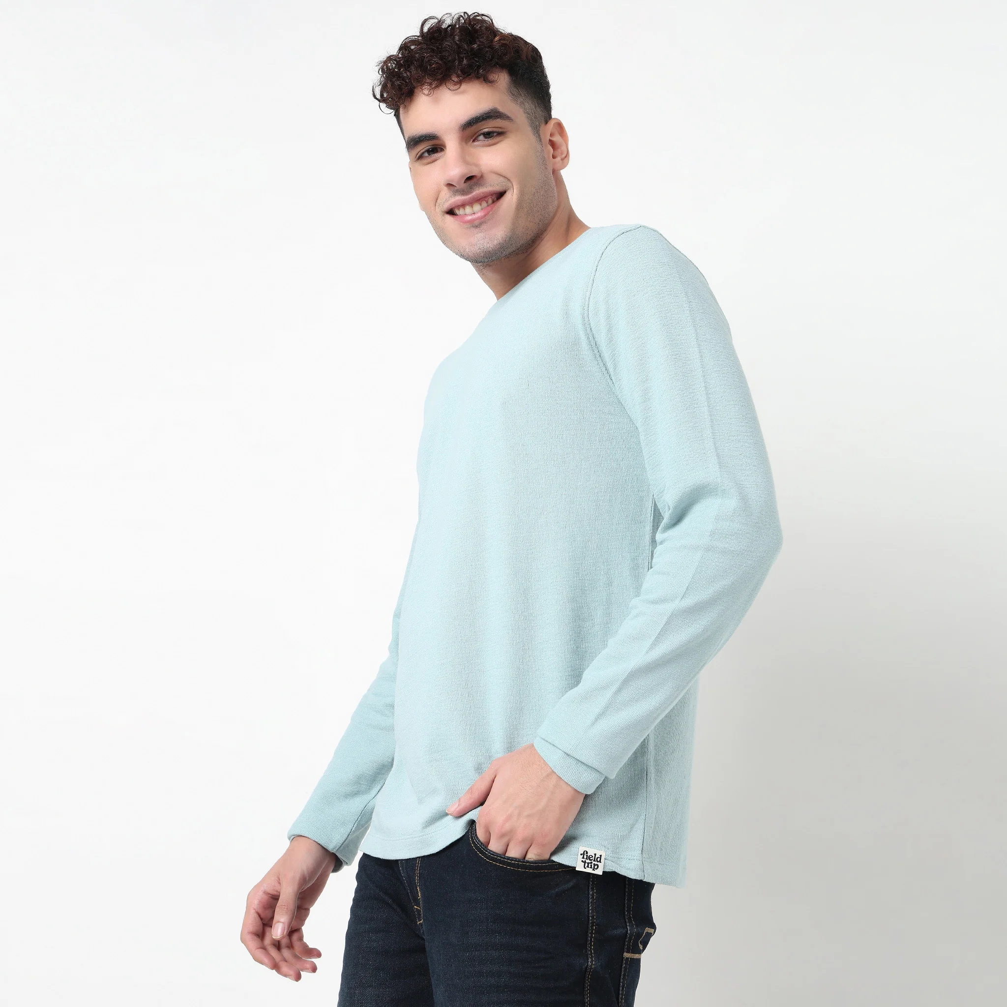 Structured Cotton Cruiser Tee - Image 5