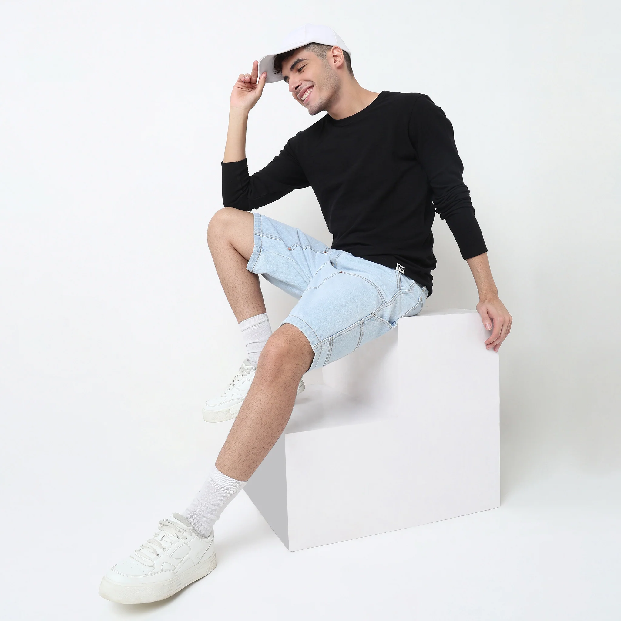 Structured Cotton Cruiser Tee - Image 6