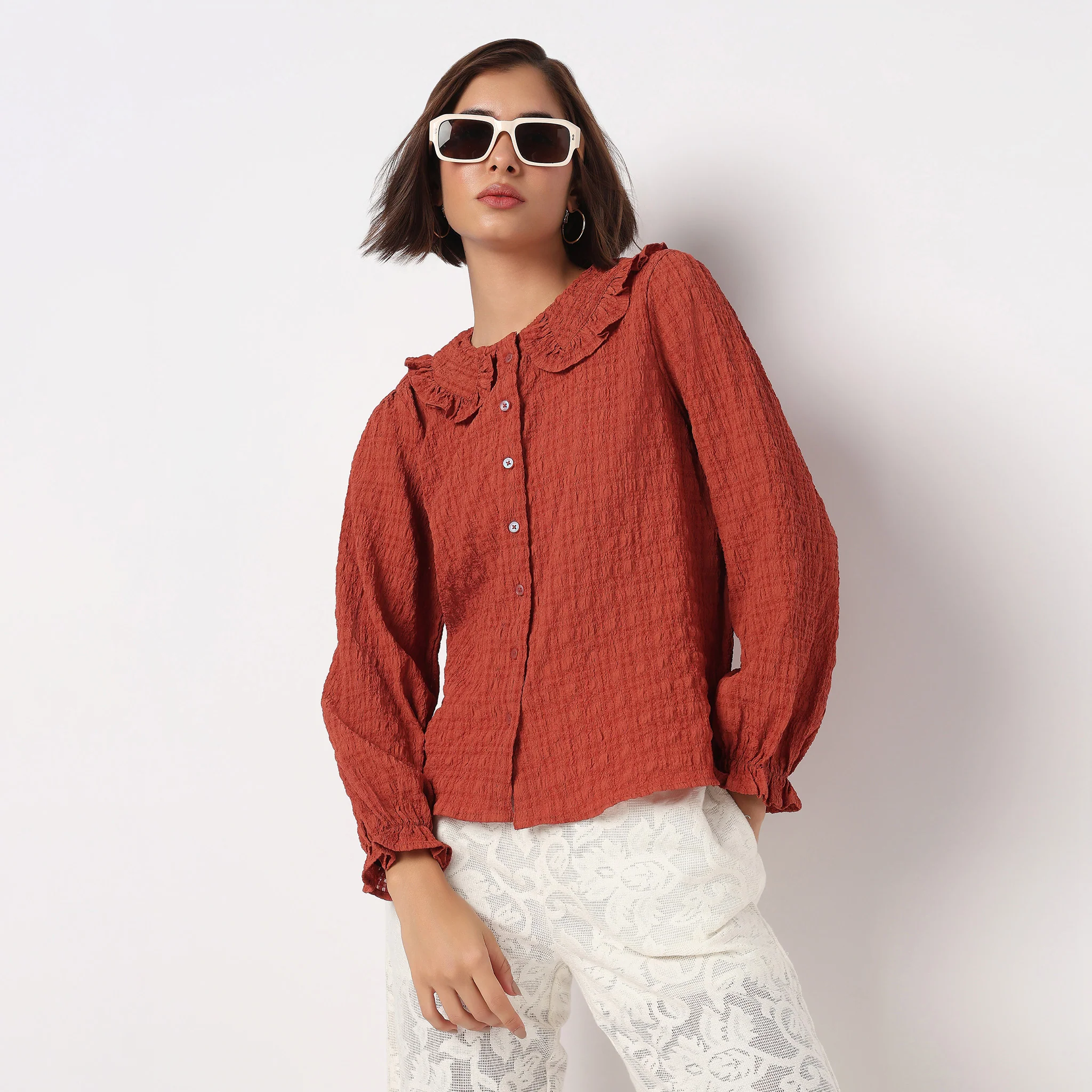Structured Full Sleeve Shirt