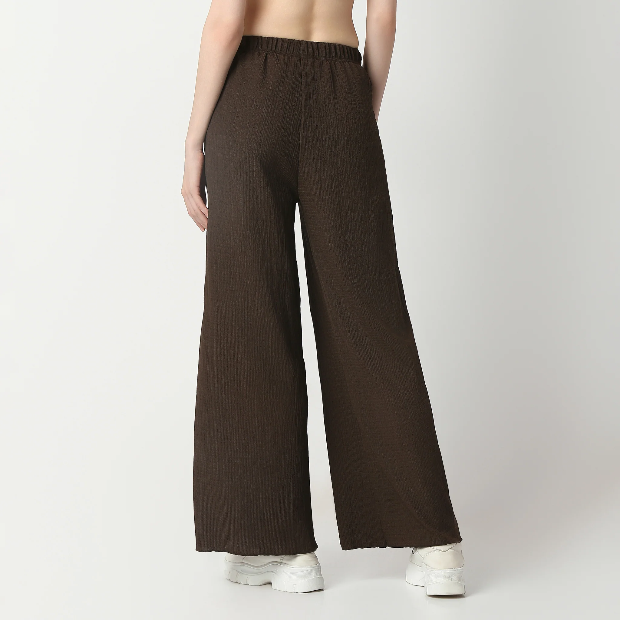 Structured Straight High Rise Palazzos - Image 8