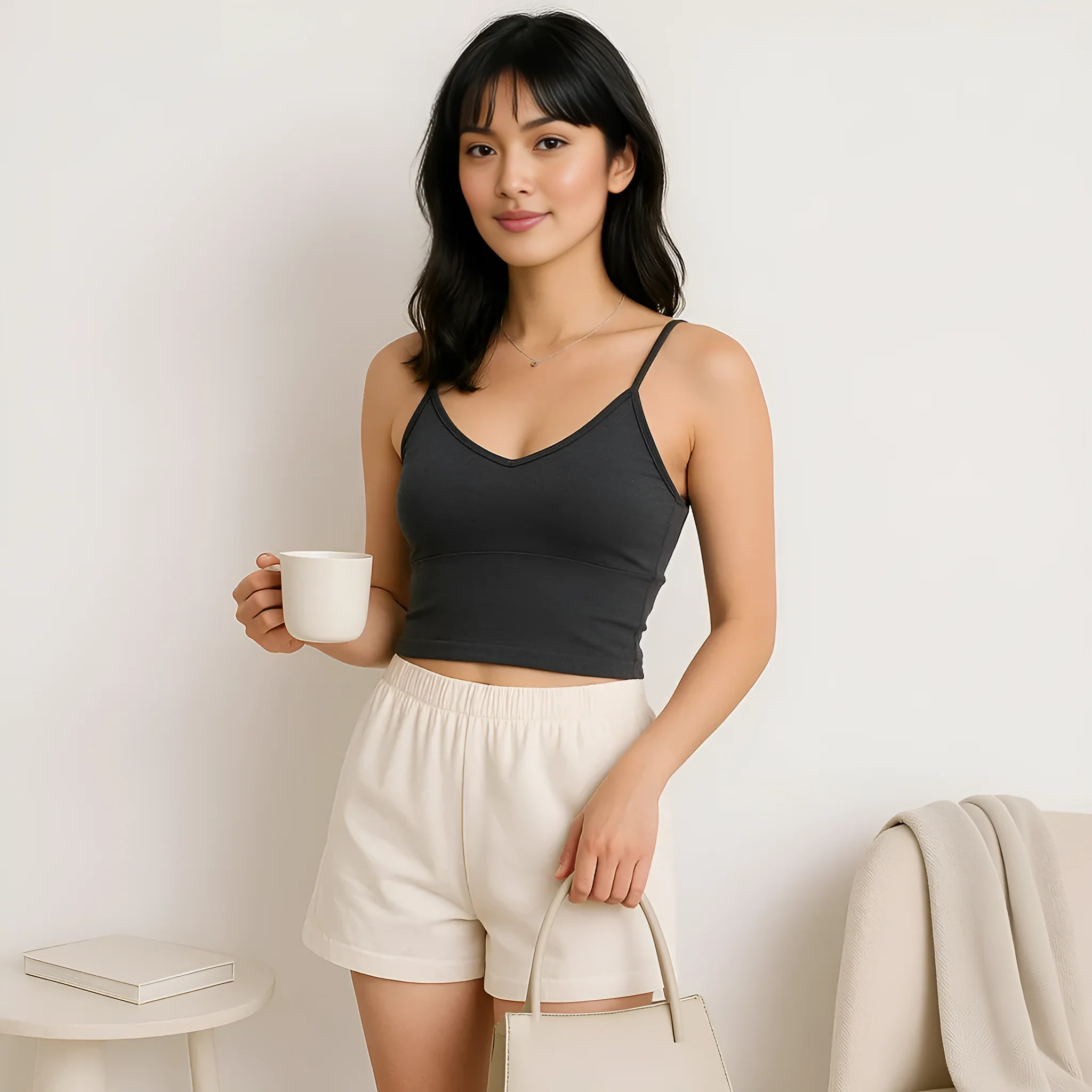 Seamless Beginner Cami With Plunge Neckline - Image 7