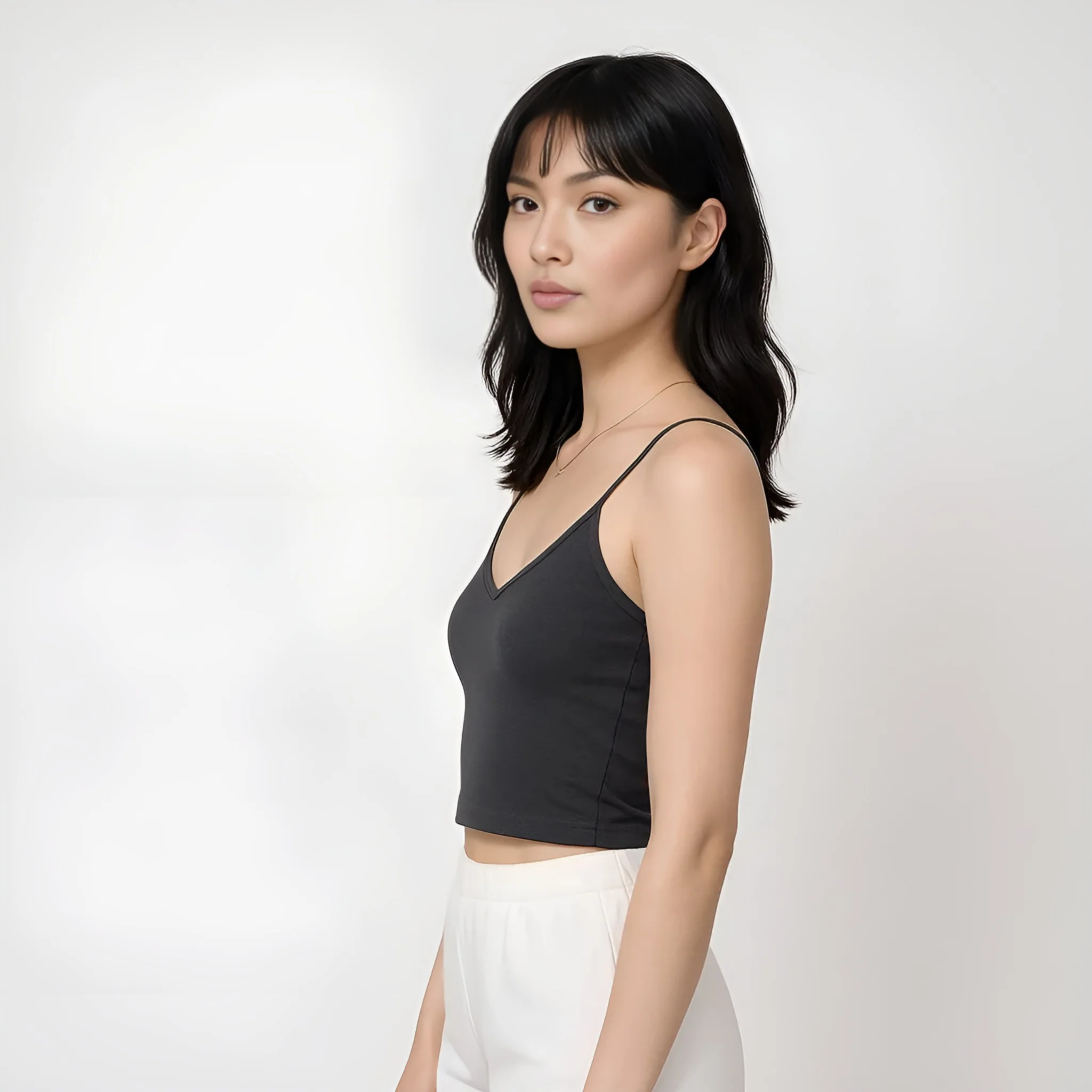 Seamless Beginner Cami With Plunge Neckline - Image 9