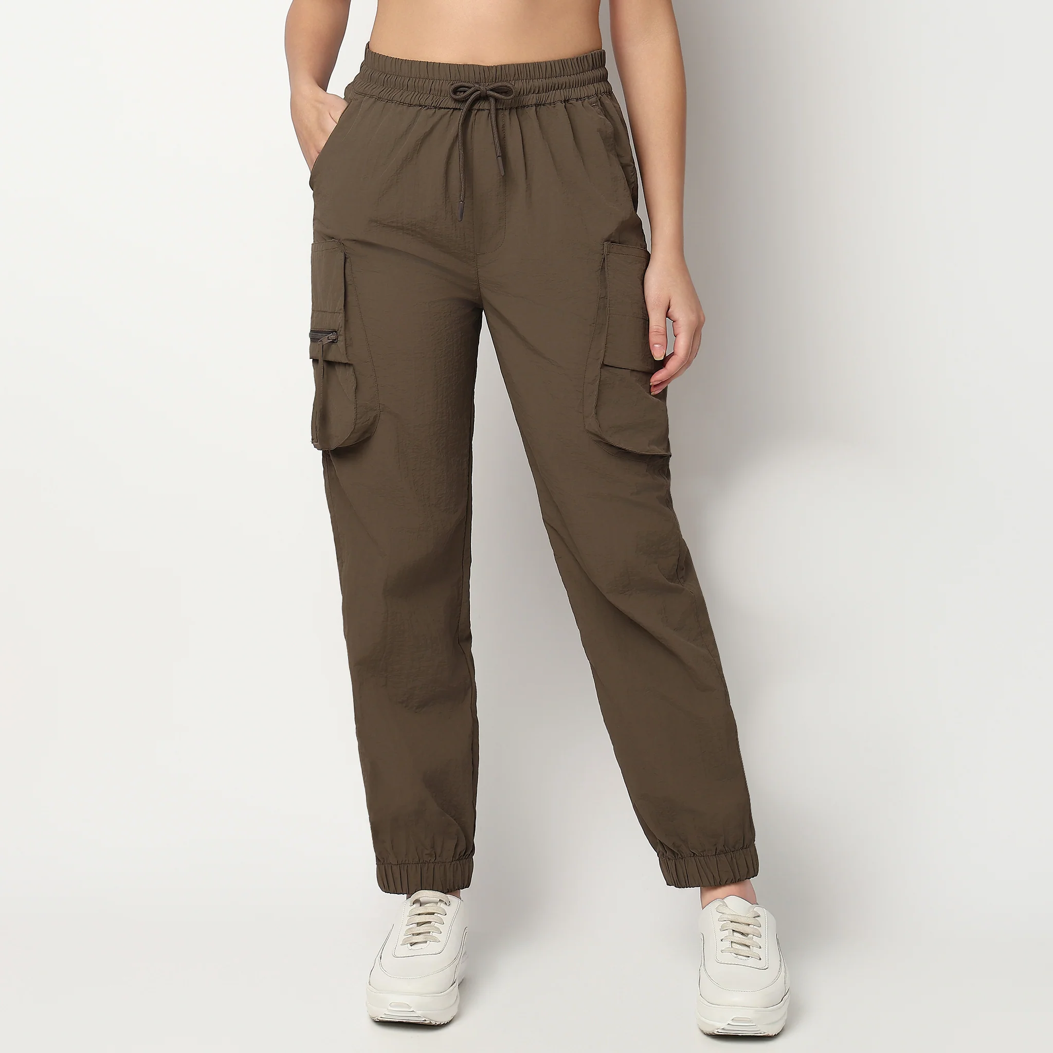 Solid Full Length Tech Joggers - Image 2