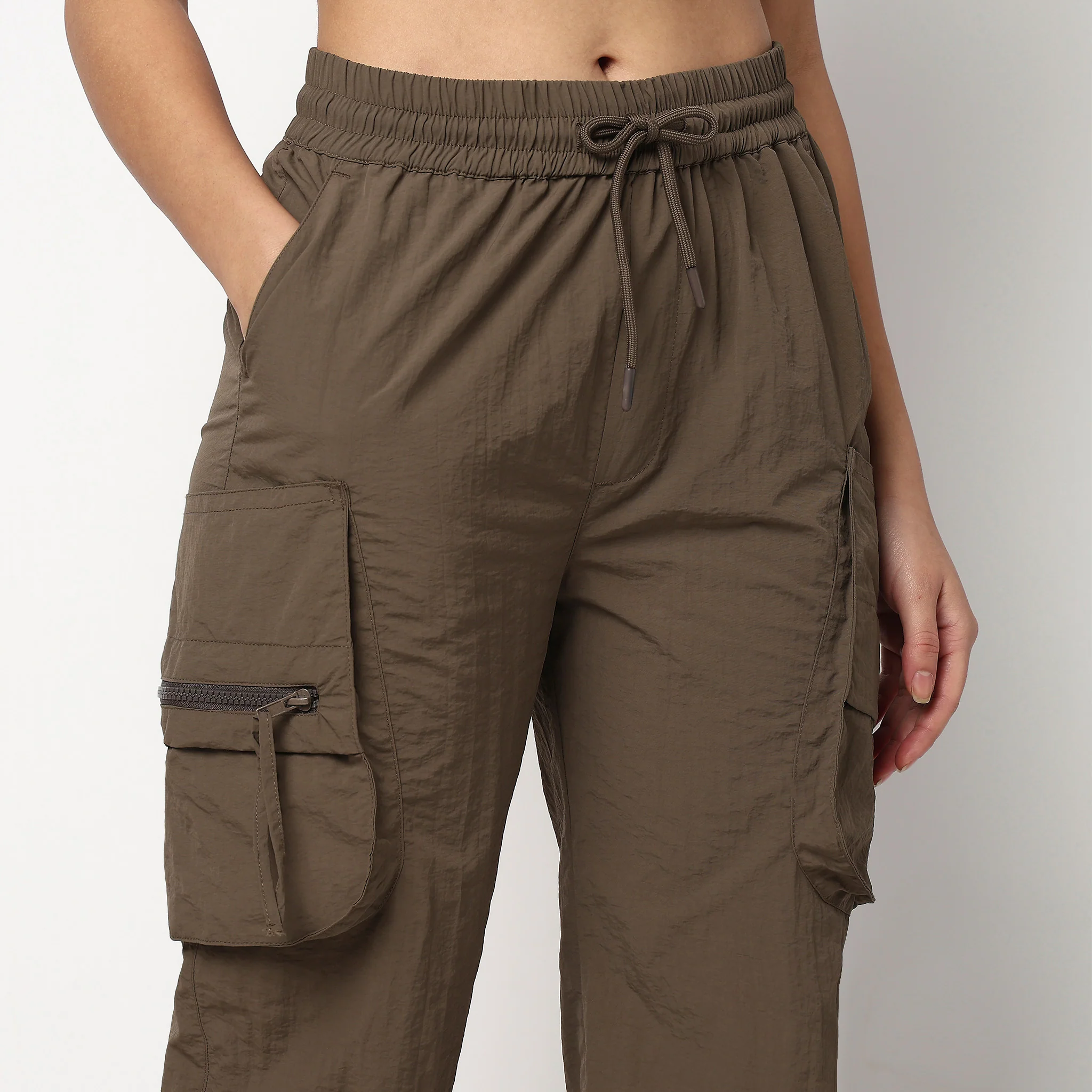 Solid Full Length Tech Joggers - Image 4