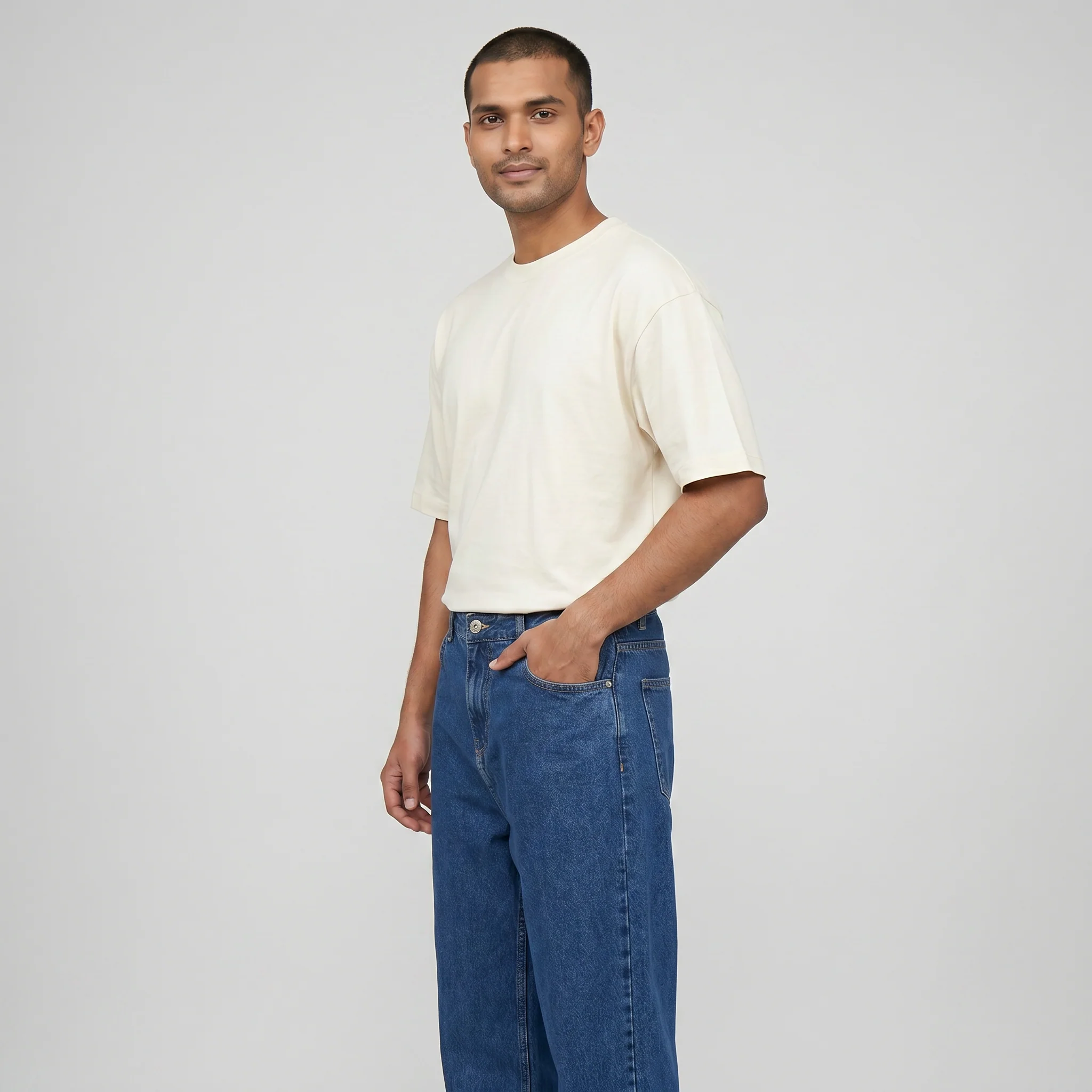 Tapered Fit Cropped Skaters Denim - Image 10