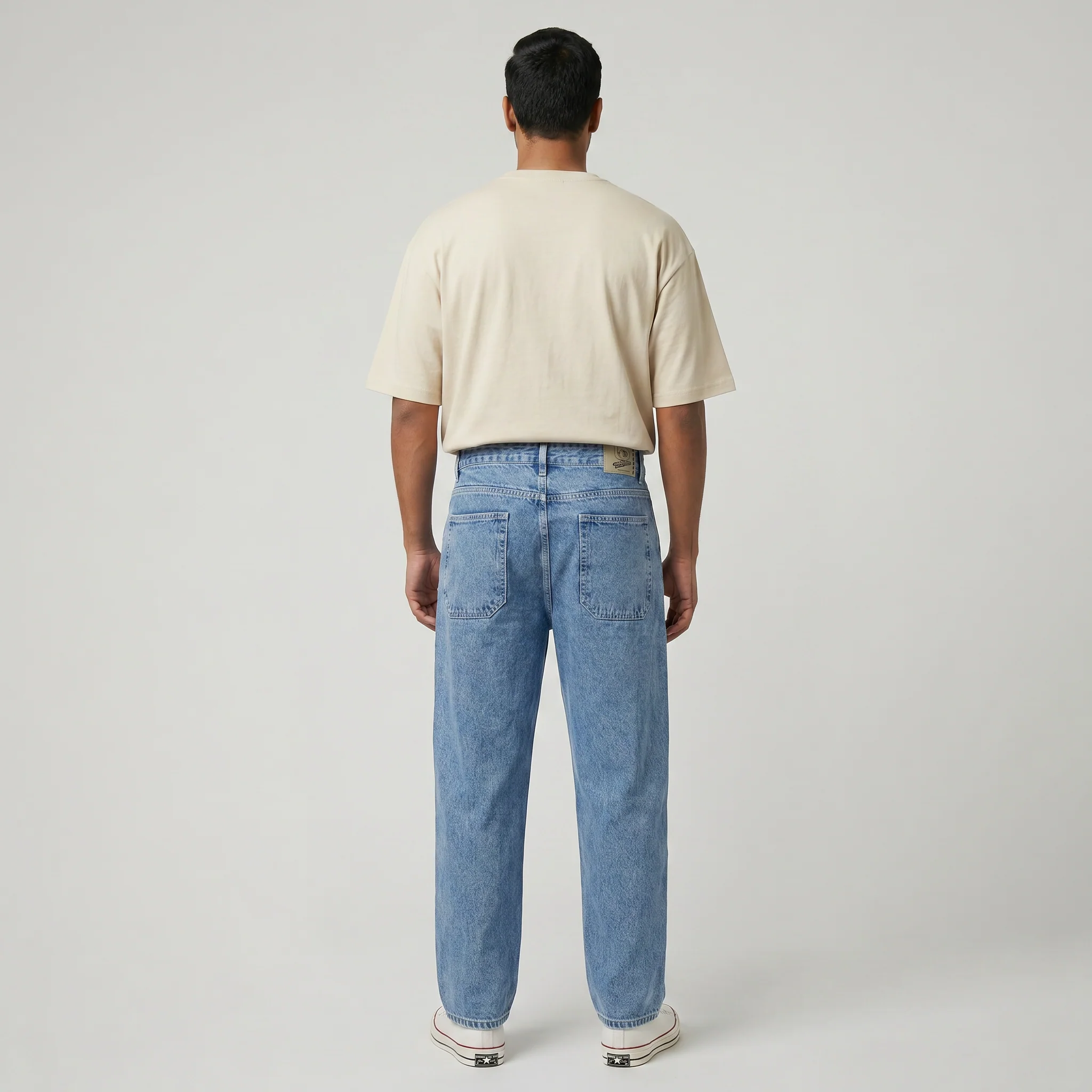 Tapered Fit Cropped Skaters Denim - Image 7