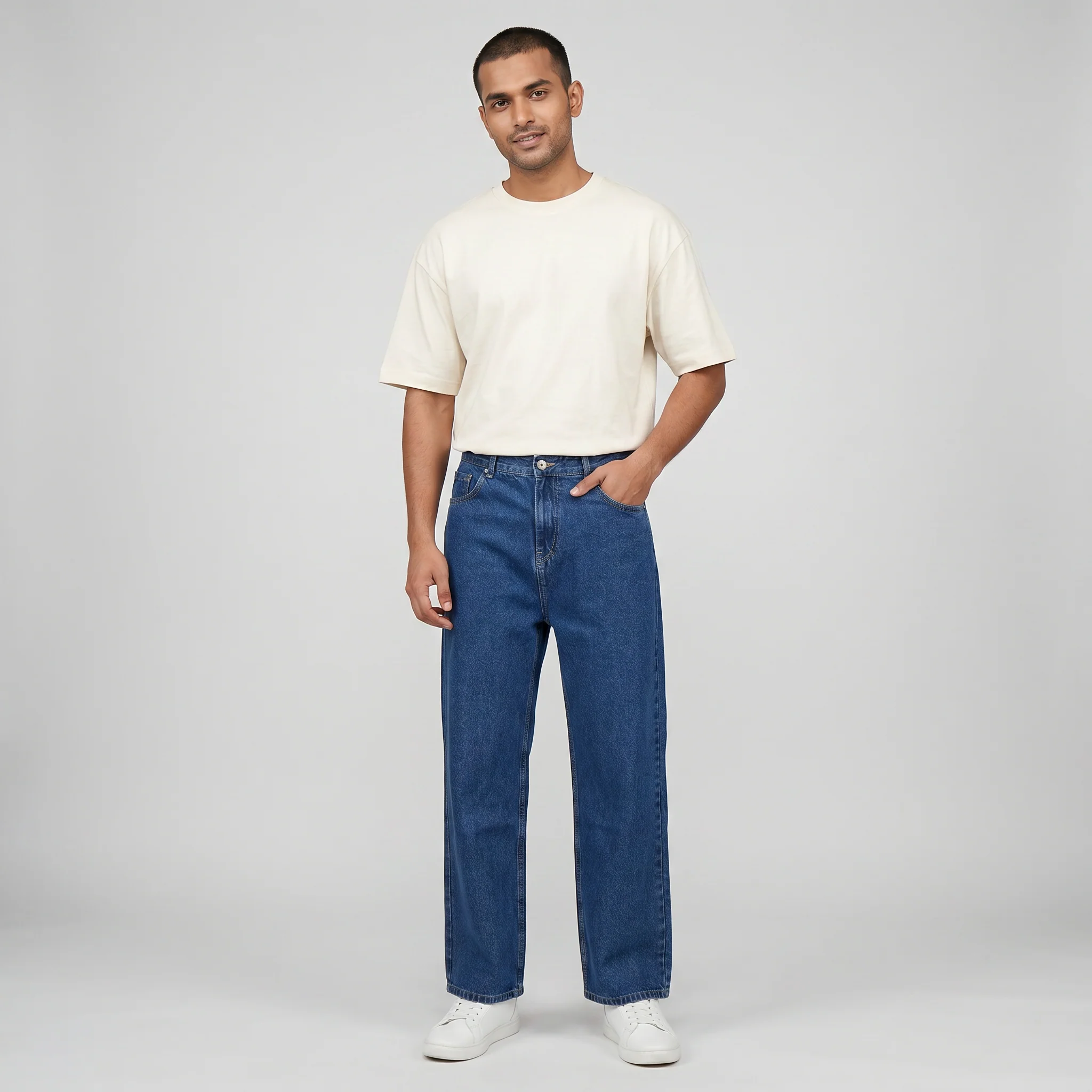 Tapered Fit Cropped Skaters Denim - Image 9