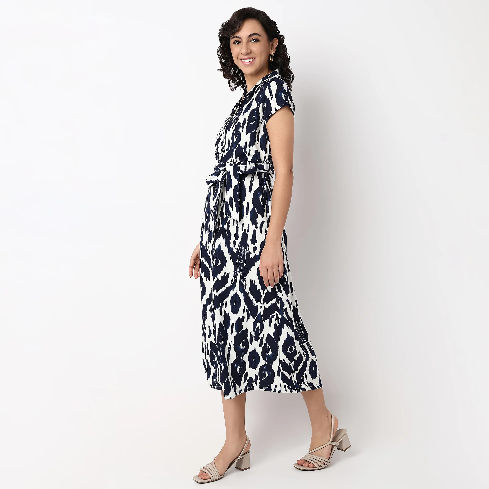 Woven Printed Juliette Dress - Image 10
