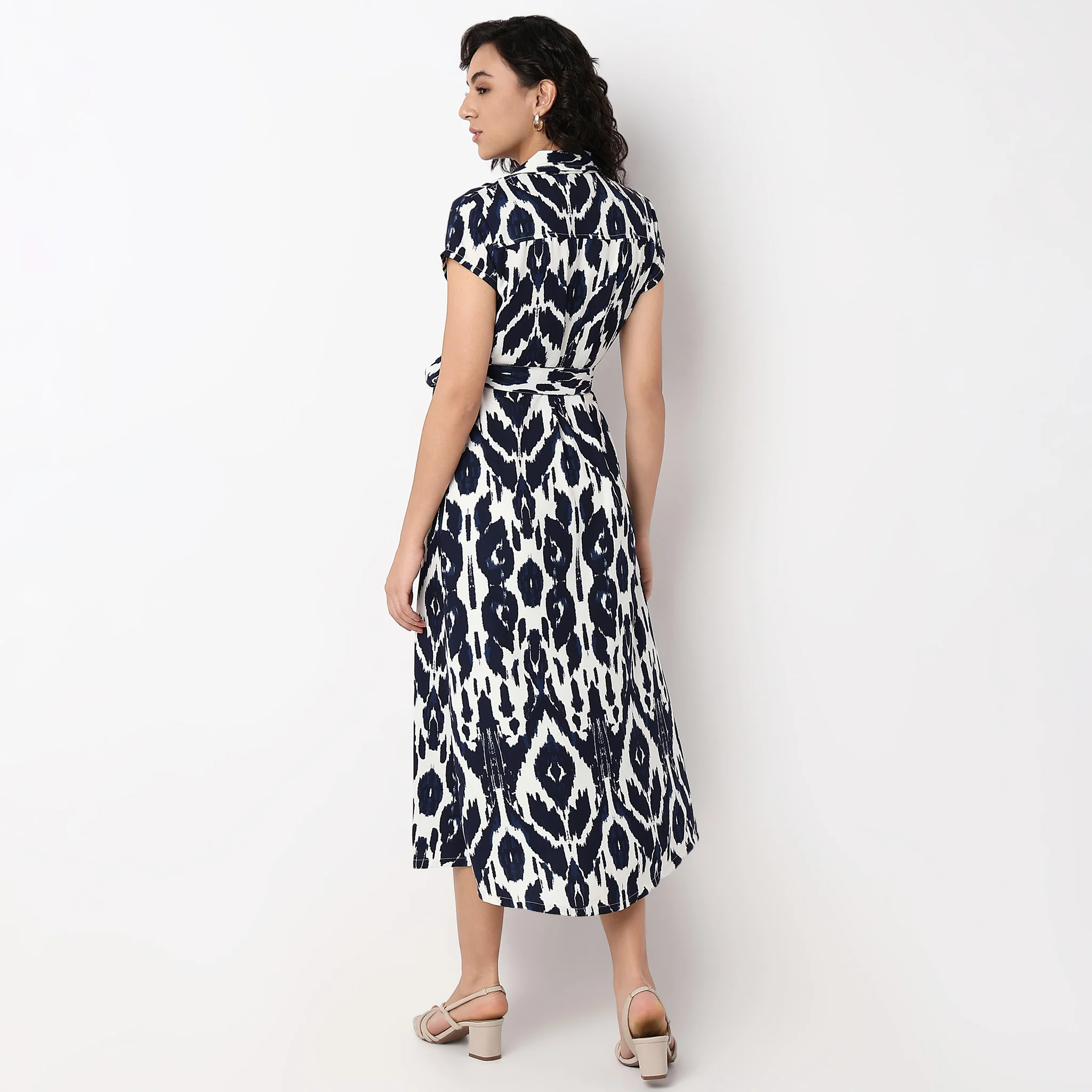 Woven Printed Juliette Dress - Image 8