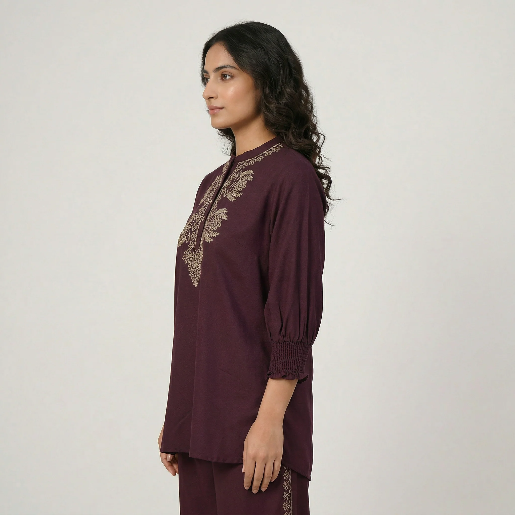 Woven Embroidered Top - Image 2