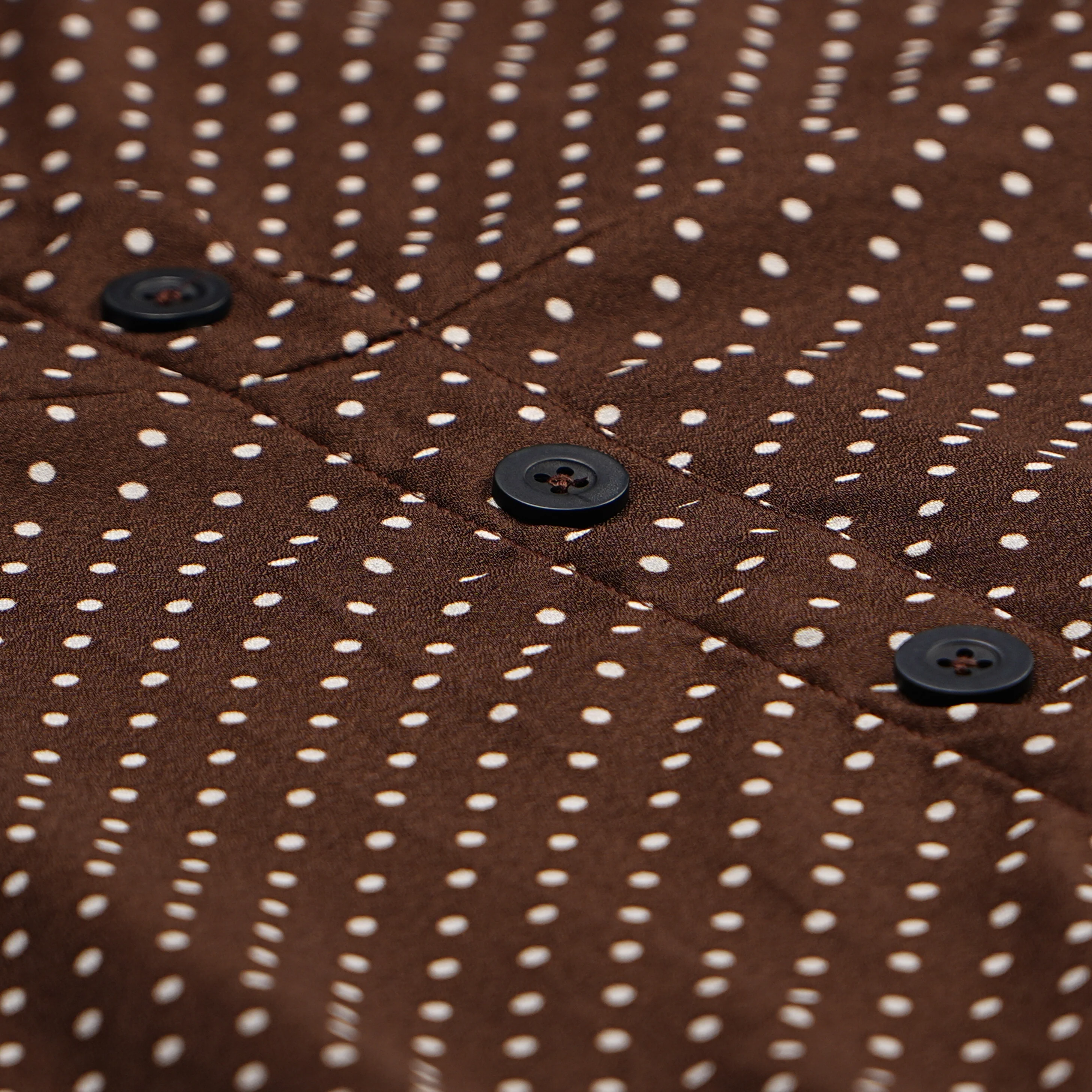 Woven Polka Dot Strappy Dress - Image 4