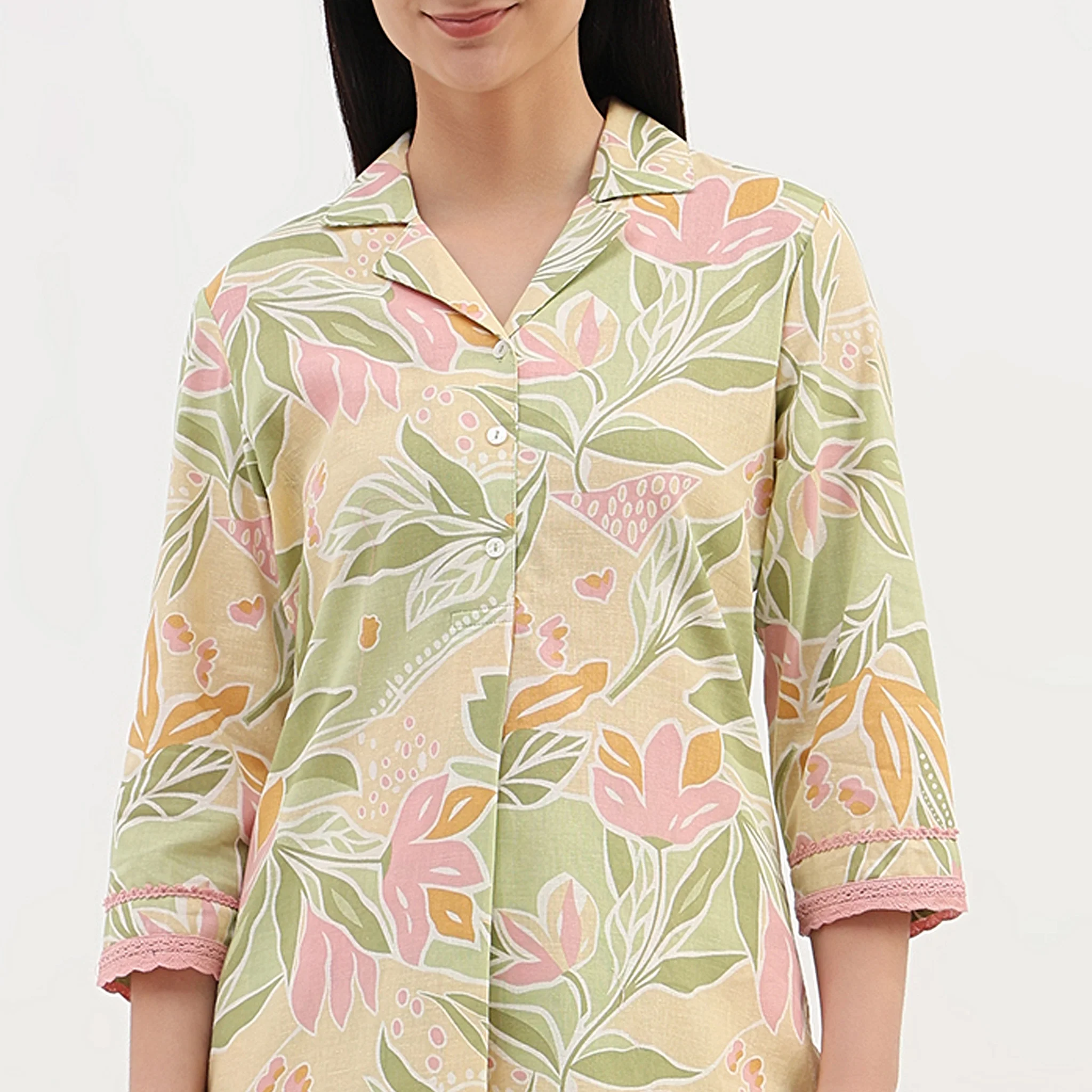 Woven Printed Straight Kurta - Image 4