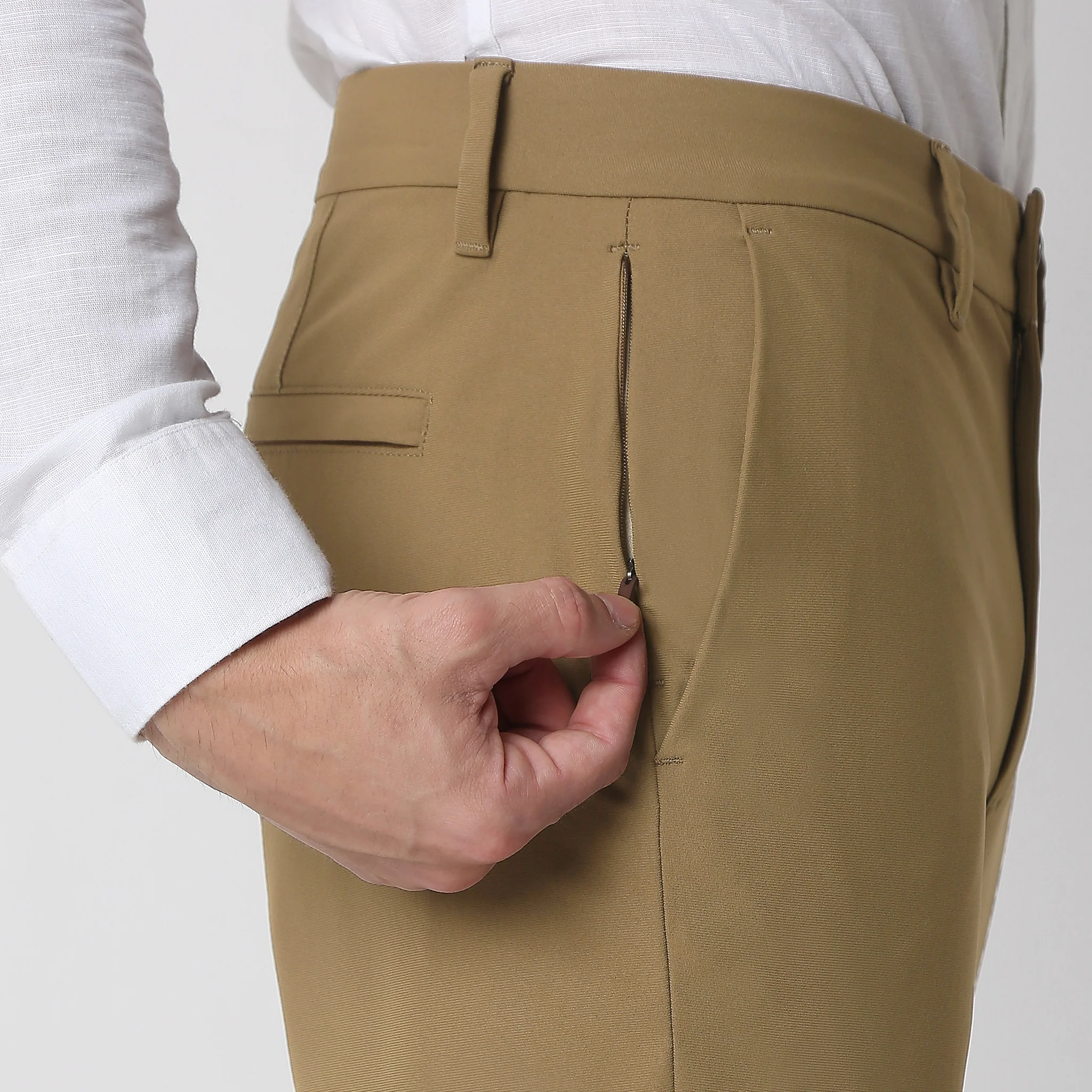 FluidX™ Pants - Wrinkle Free 4-Way Stretch made With exclusive CIEM®- Mid Rise Ankle Length - Image 11