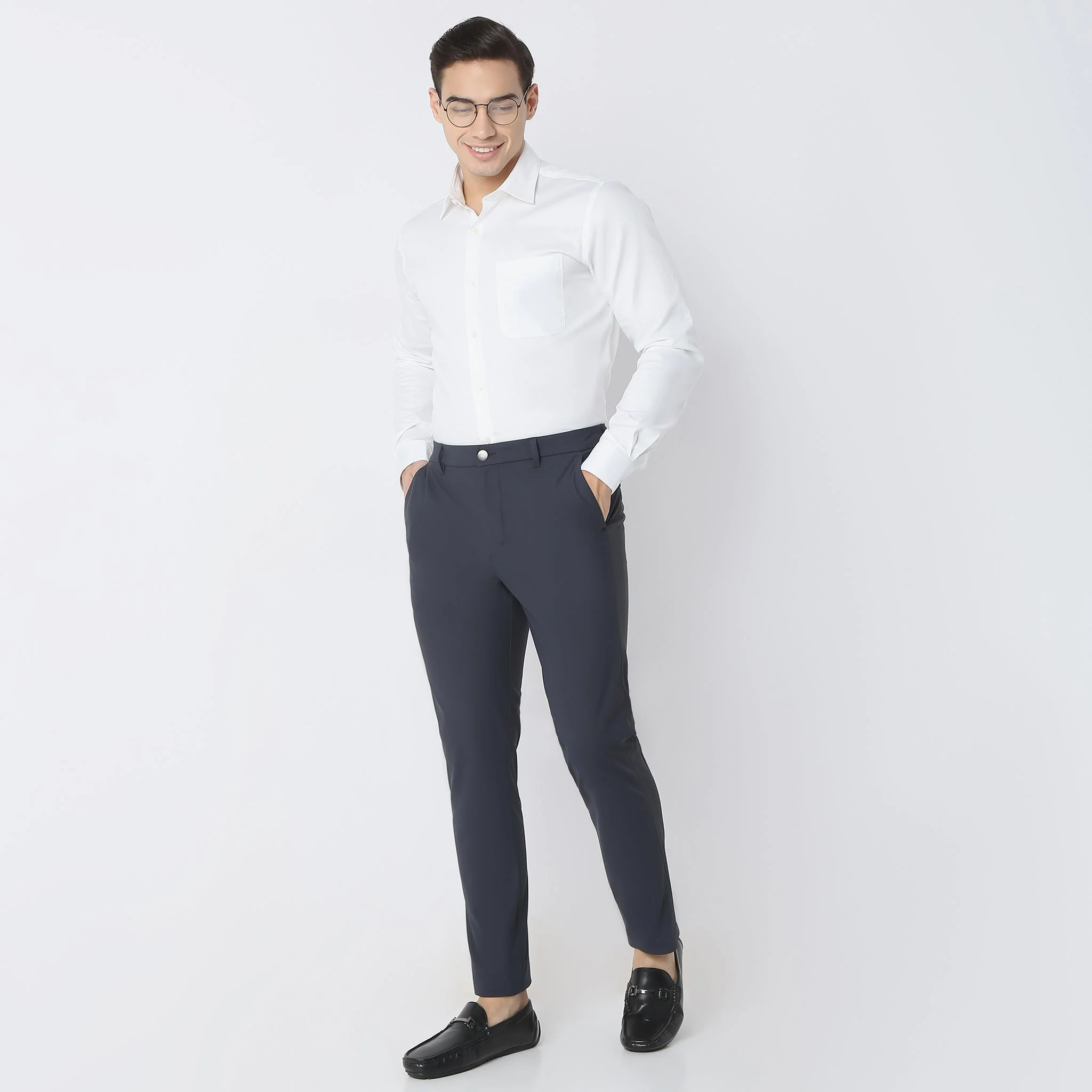 FluidX™ Pants - Wrinkle Free 4-Way Stretch made With exclusive CIEM®- Mid Rise Ankle Length - Image 45