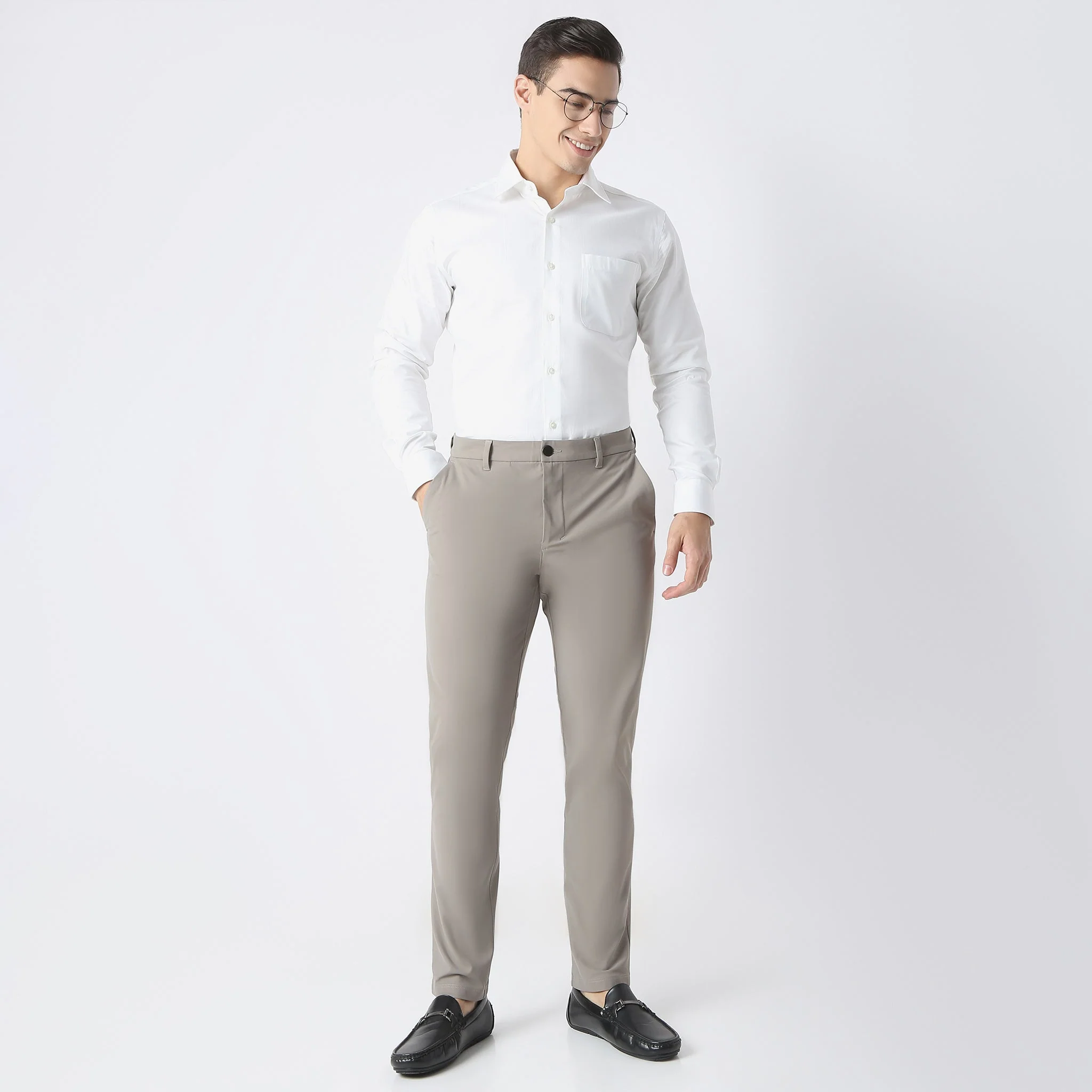 FluidX™ Pants - Wrinkle Free 4-Way Stretch made With exclusive CIEM®- Mid Rise Ankle Length - Image 52